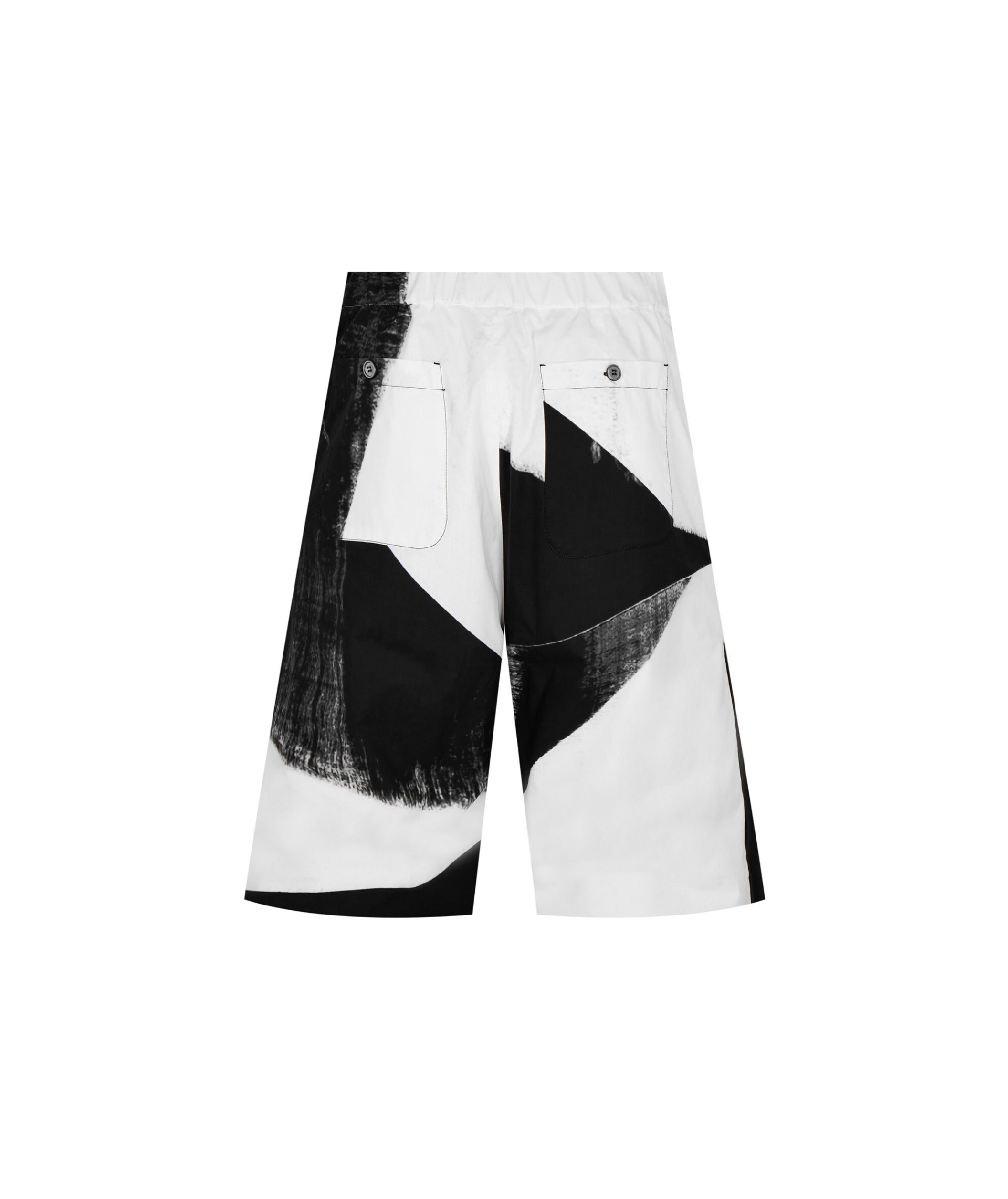 LUXURY HUB ALEXANDER MCQUEEN ABSTRACT PRINT SHORTS