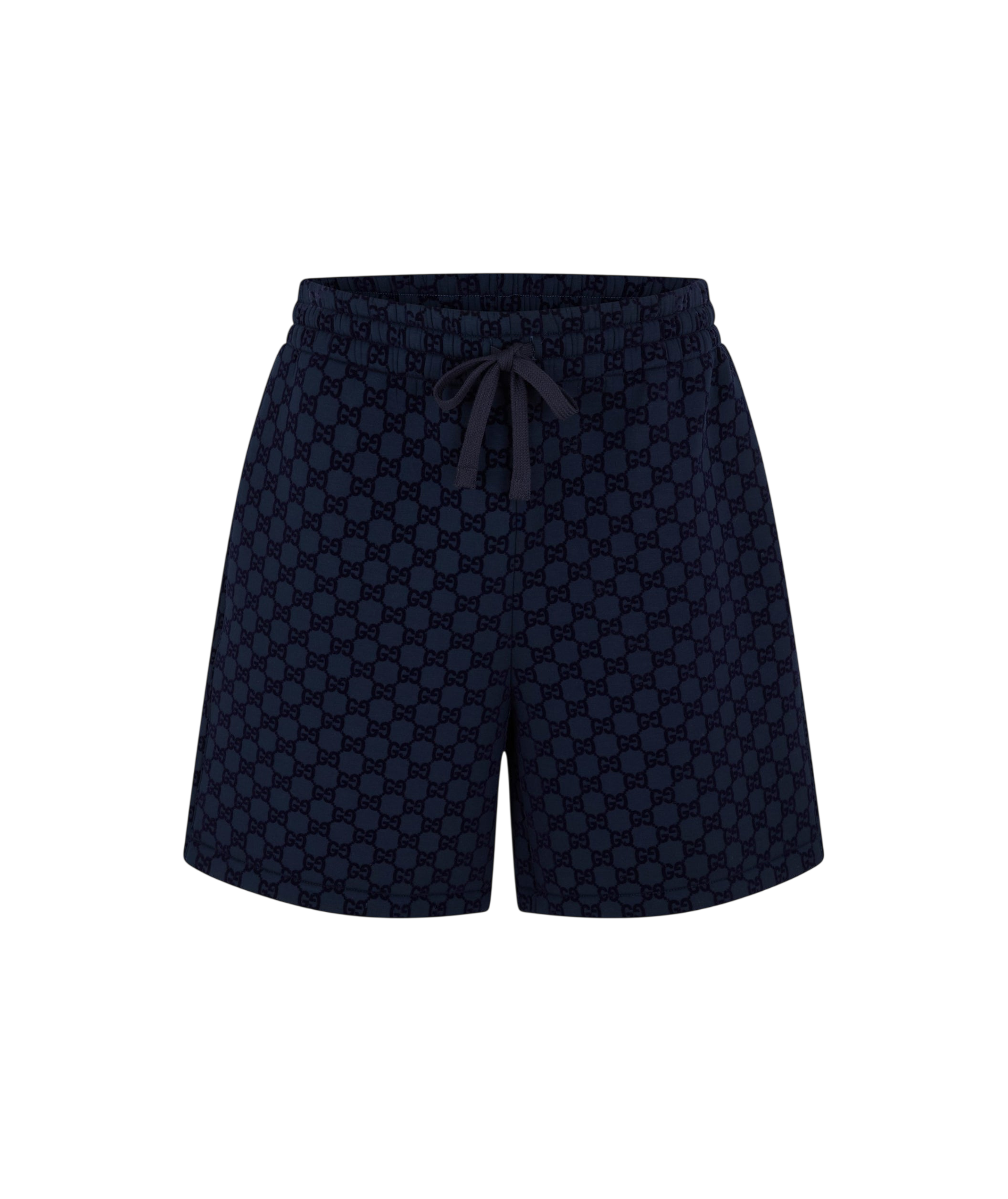 LUXURY HUB GUCCI MEN'S CLASSIC FIT FLEECE JOGGER SHORTS