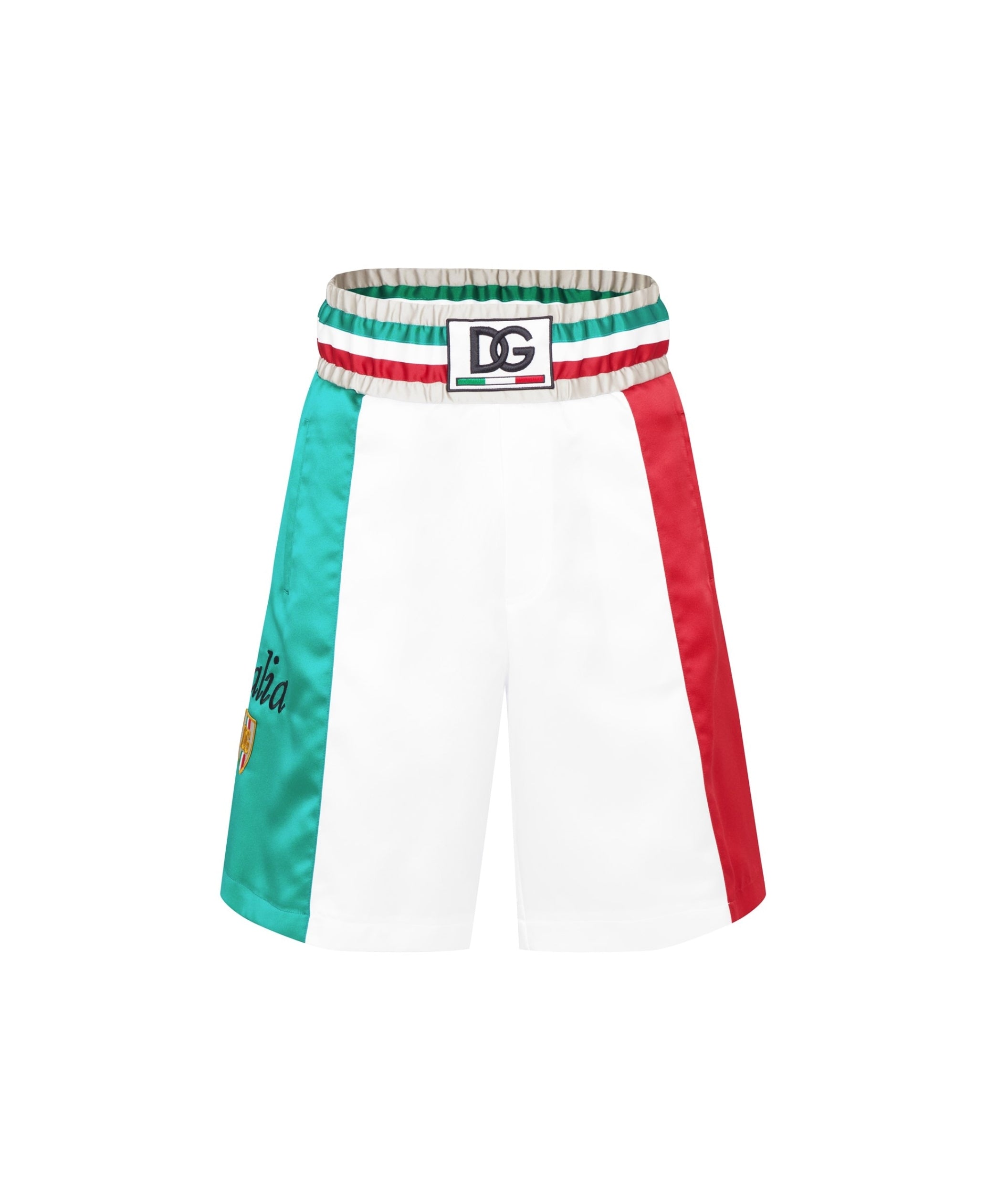 LUXURY HUB DOLCE AND GABBANA DG ITA LONGLINE SHORT