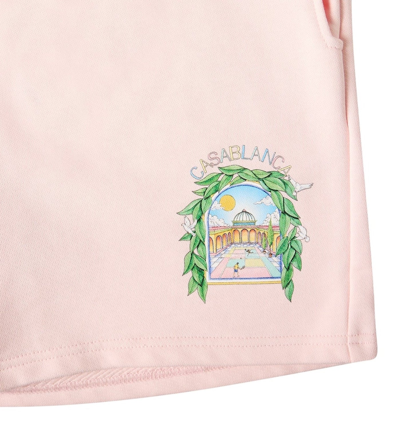 LUXURY HUB CASABLANCA MEN'S LARCHE JOGGER SHORTS