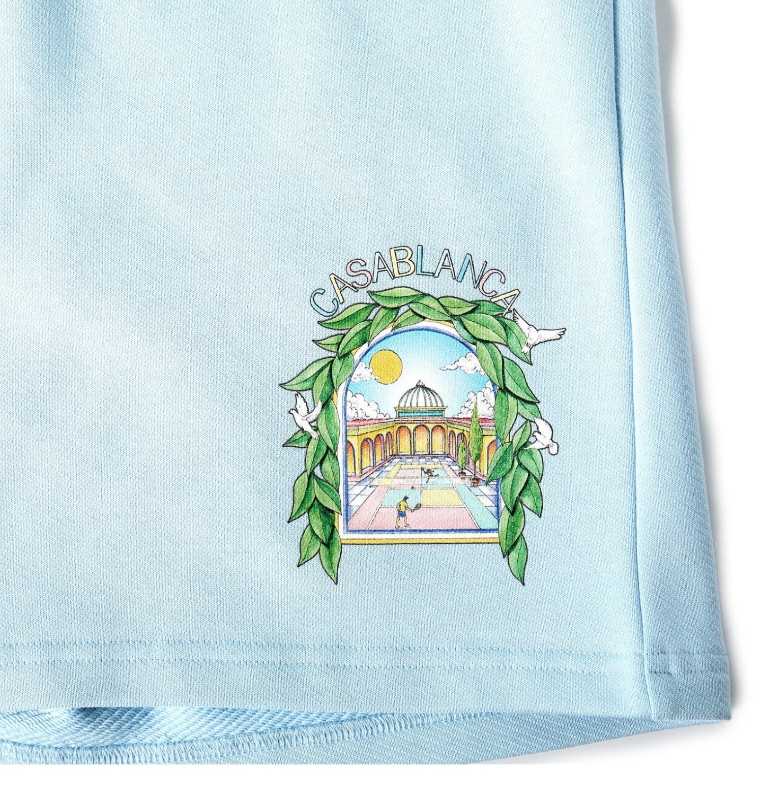 LUXURY HUB CASABLANCA MEN'S LARCHE JOGGER SHORTS