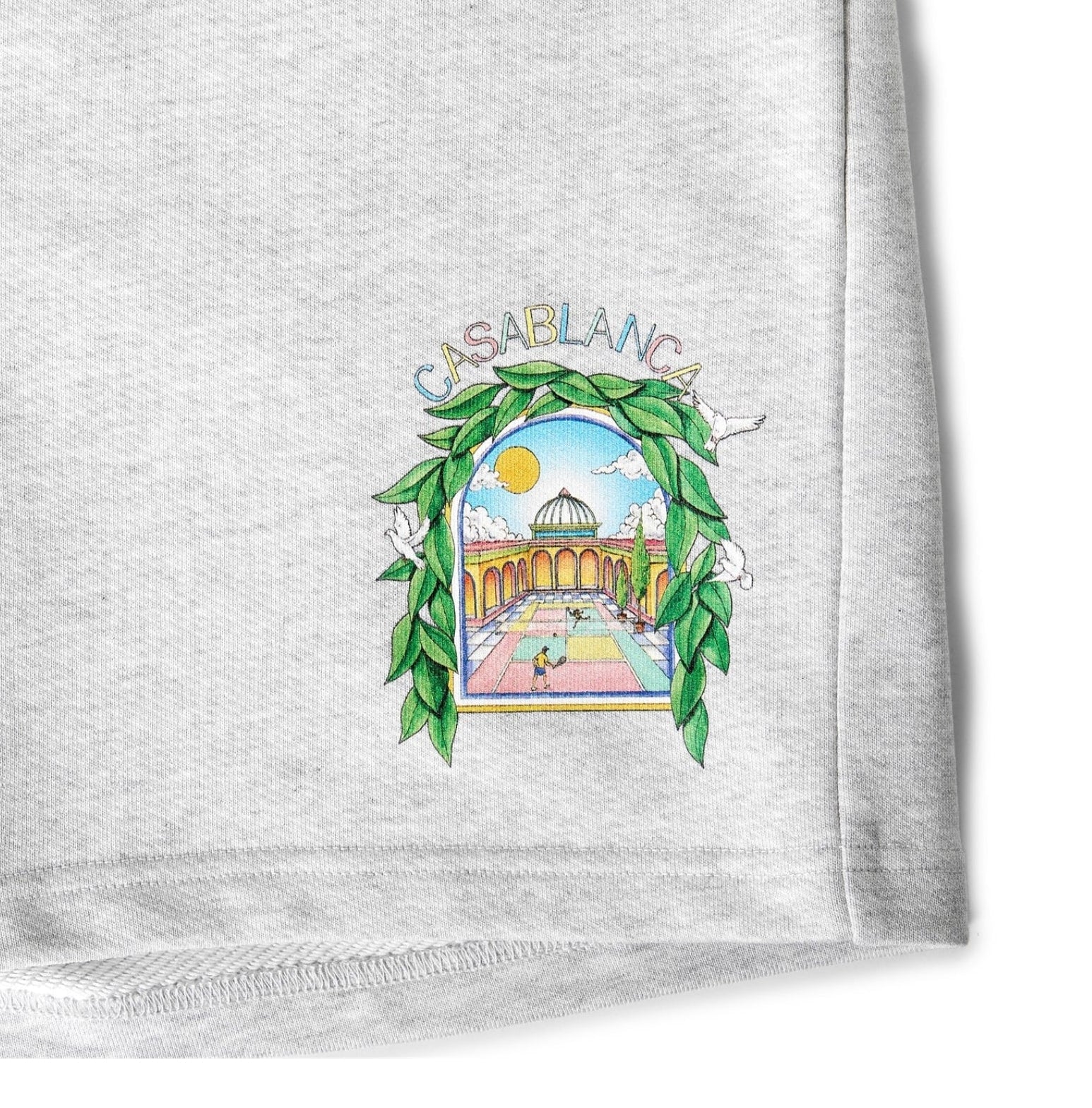 LUXURY HUB CASABLANCA MEN'S LARCHE JOGGER SHORTS