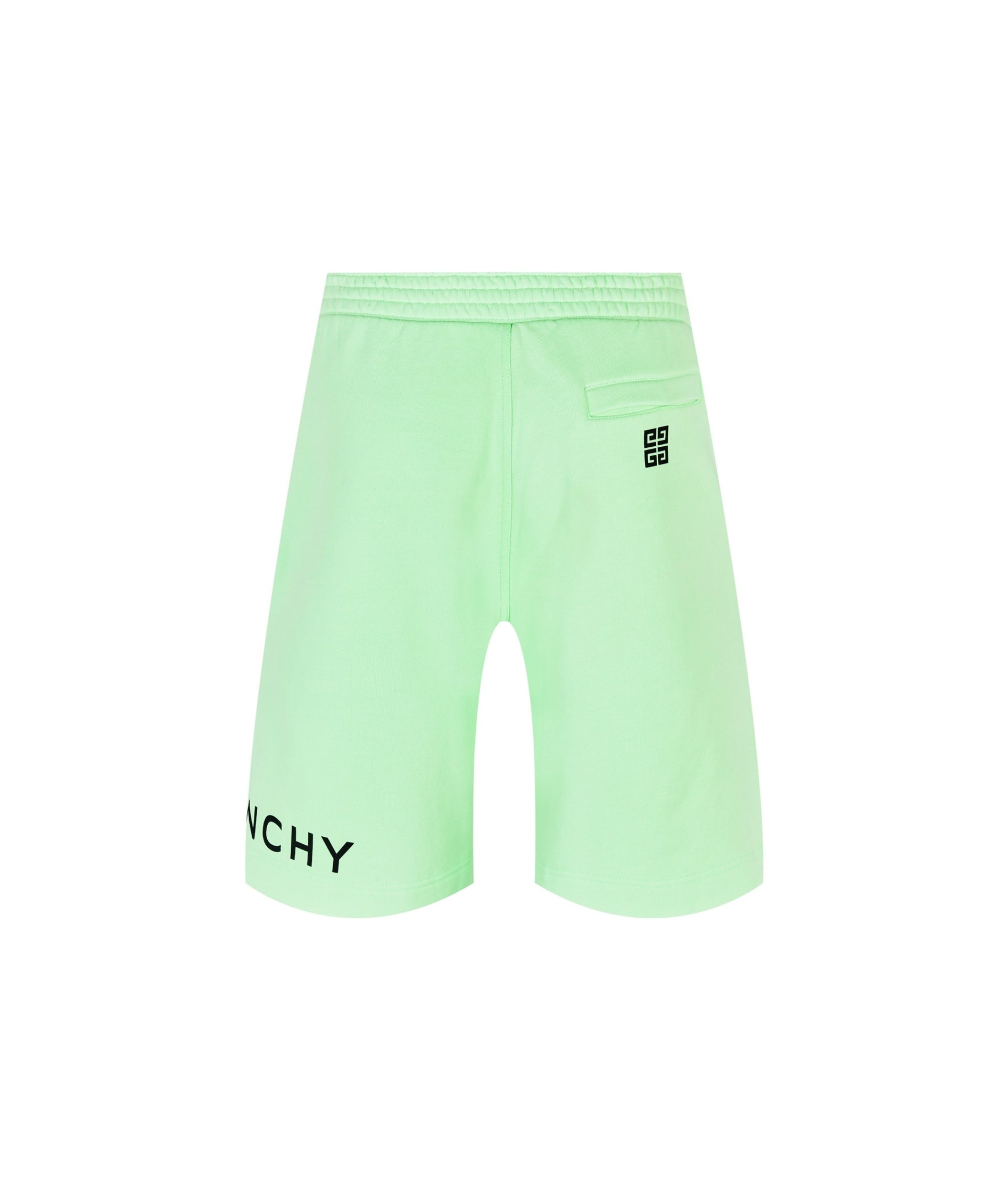 LUXURY HUB GIVENCHY LOGO BERMUDA SHORTS