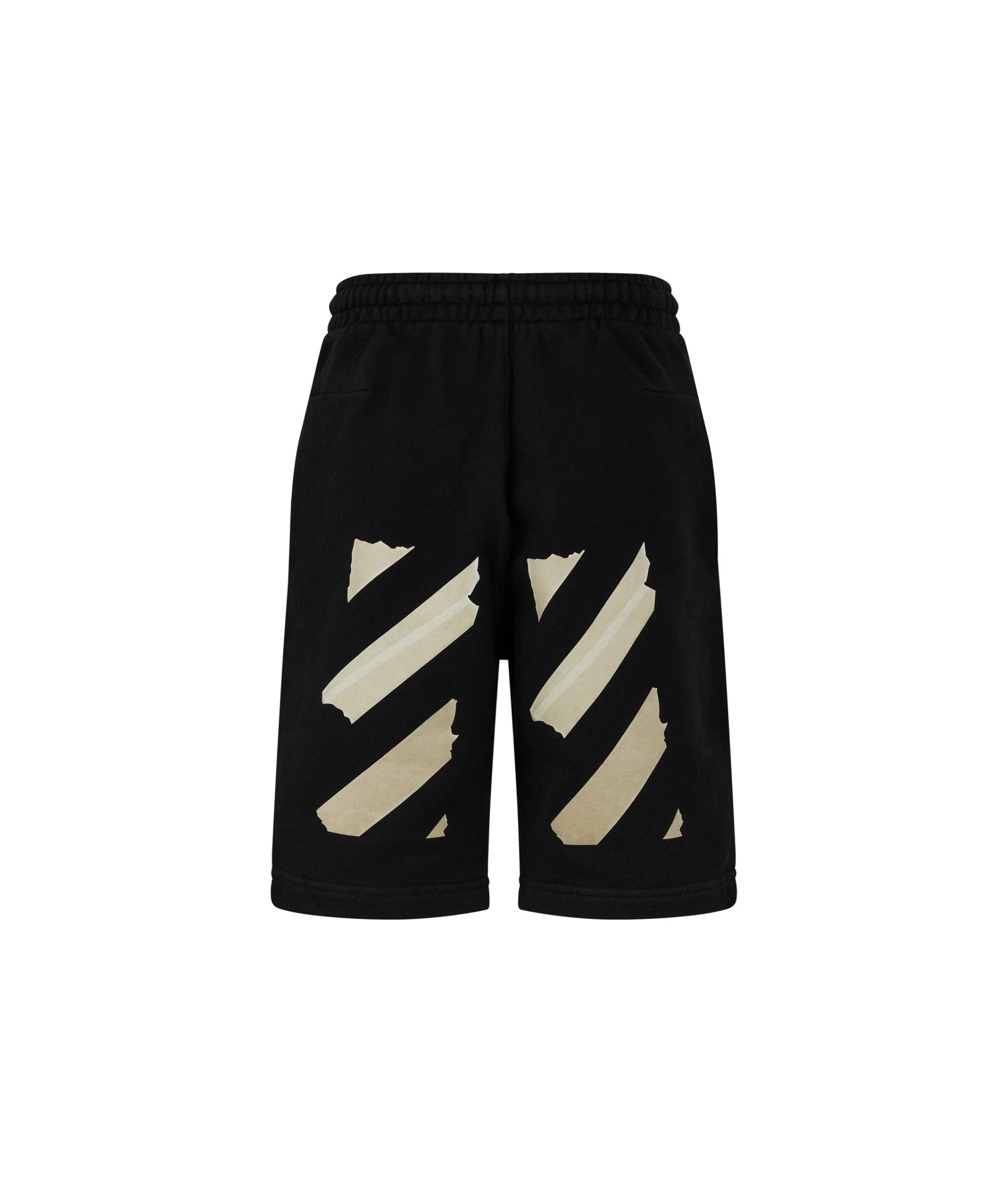 LUXURY HUB OFF WHITE OFF TAPE SWEAT SHORT