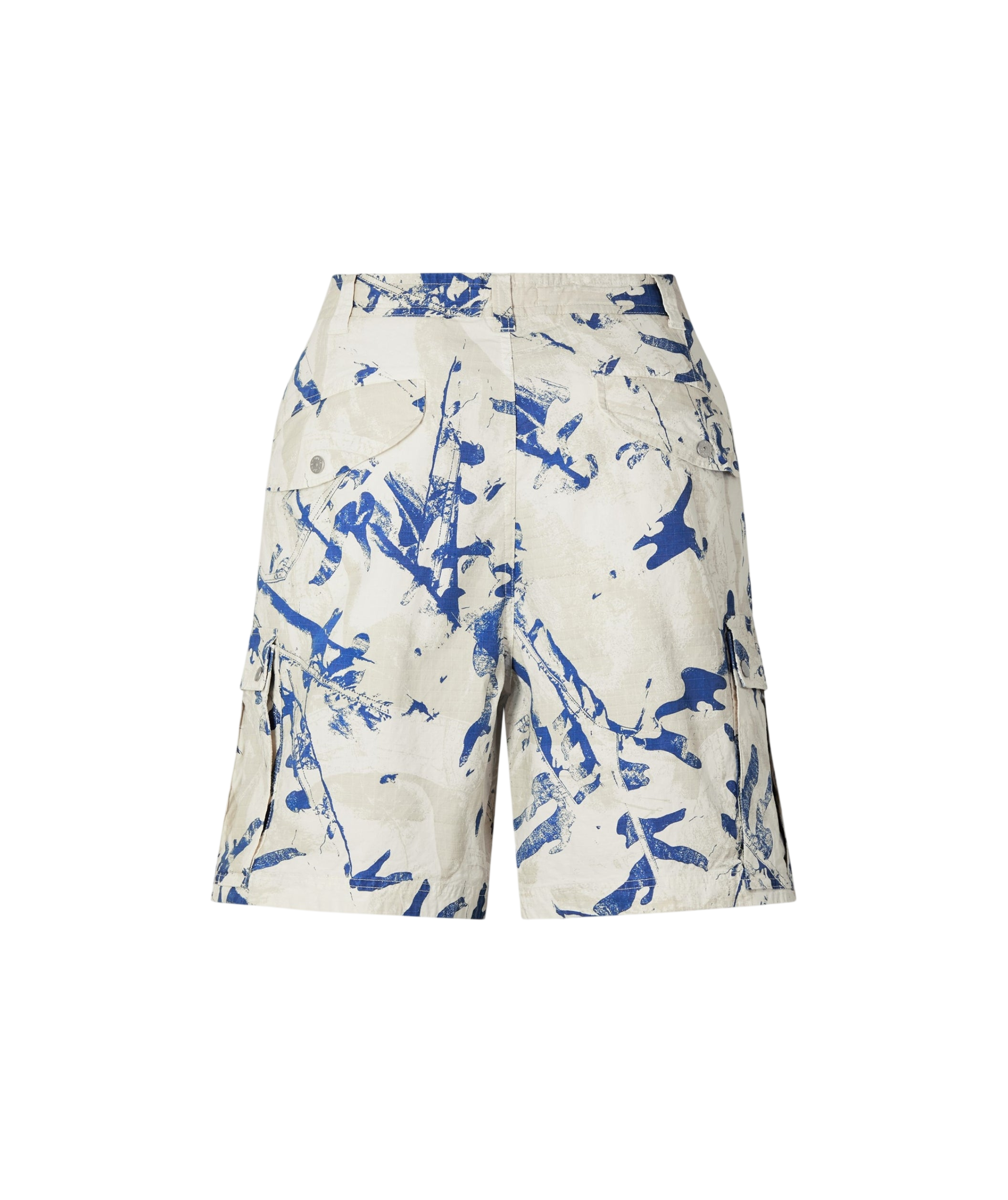 LUXURY HUB STONE ISLAND MEN'S SCAN CAMO CARGO SHORTS