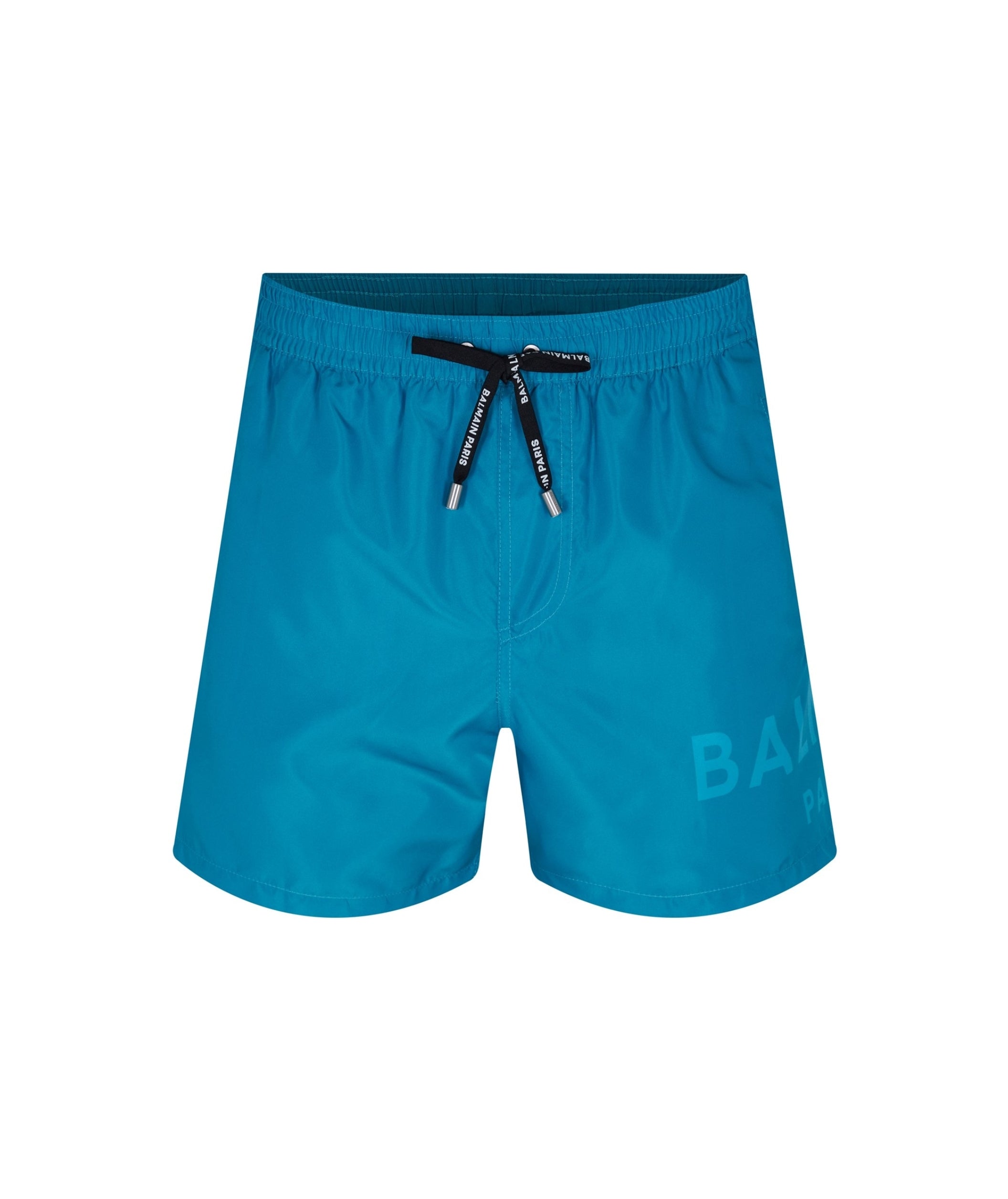 LUXURY HUB BALMAIN LOGO SWIM SHORTS