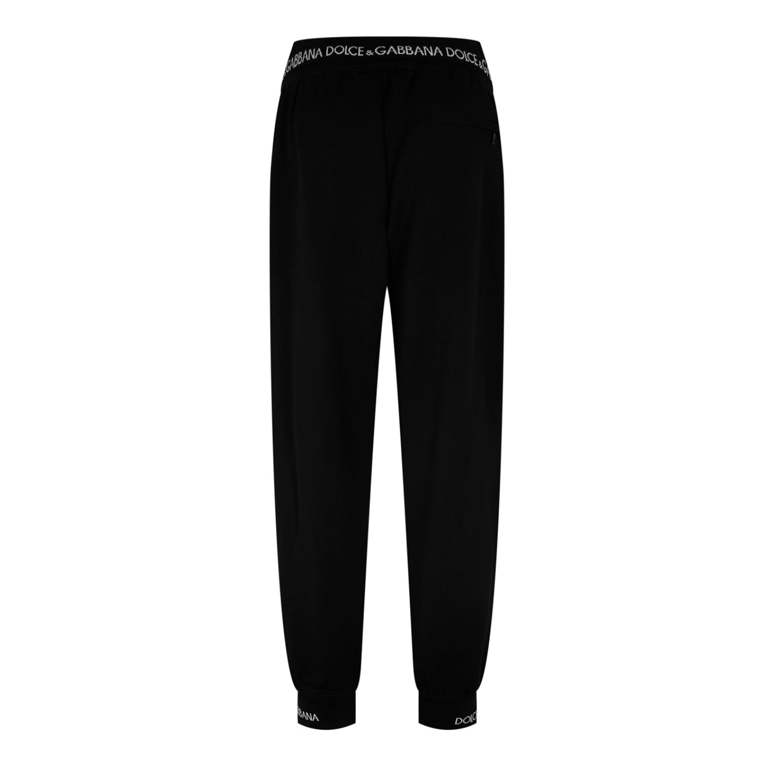 LUXURY HUB DOLCE AND GABBANA BRANDED PLATE JOGGING BOTTOMS