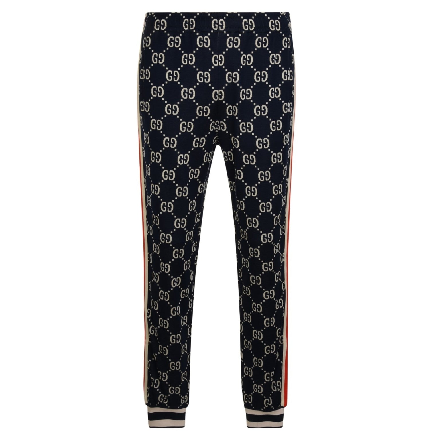 LUXURY HUB GUCCI GG JACQUARD LOGO TRACK PANTS