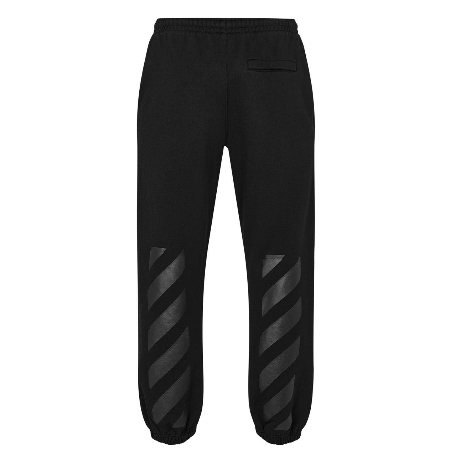 LUXURY HUB OFF WHITE DIAGONAL TAB JOGGING PANTS