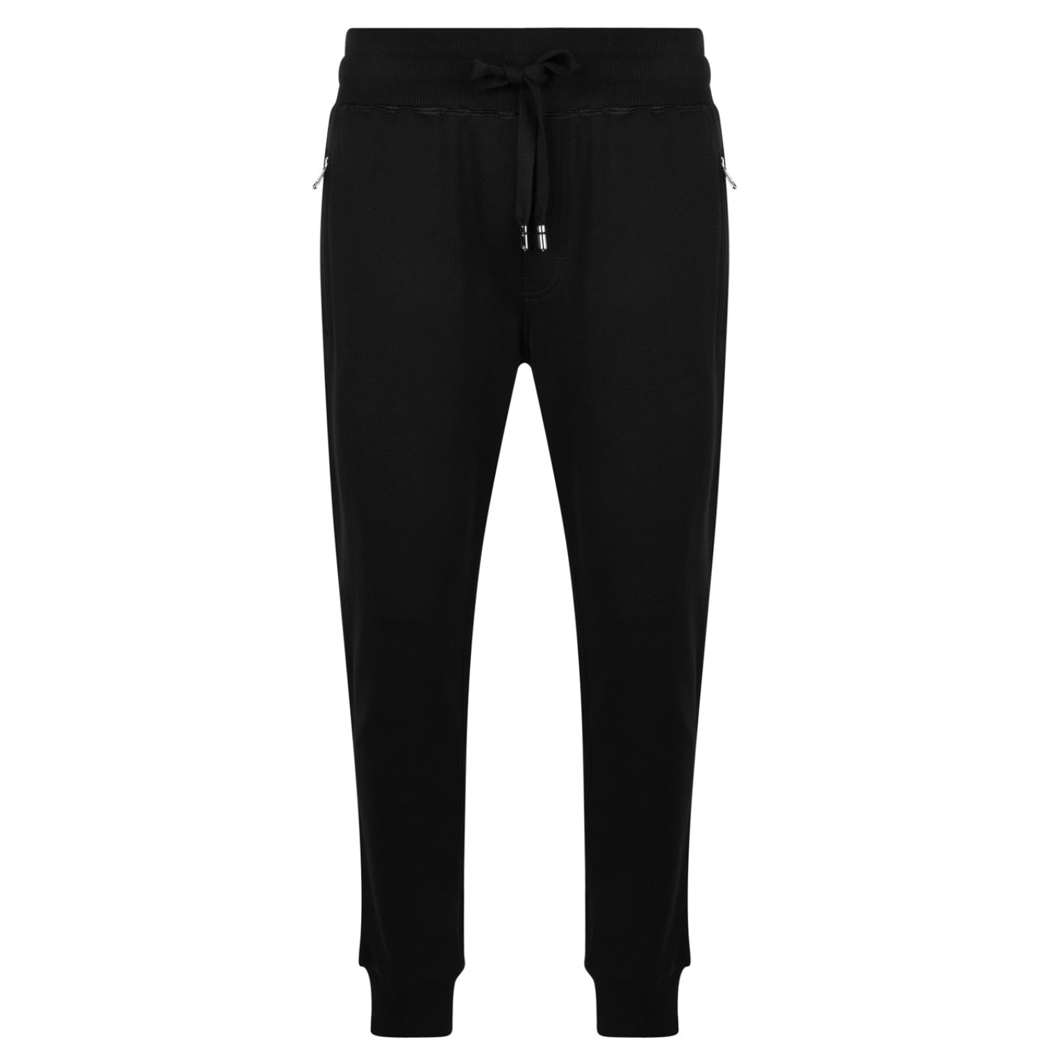 LUXURY HUB DOLCE AND GABBANA RUBBER PLATE LOGO JOGGING BOTTOMS