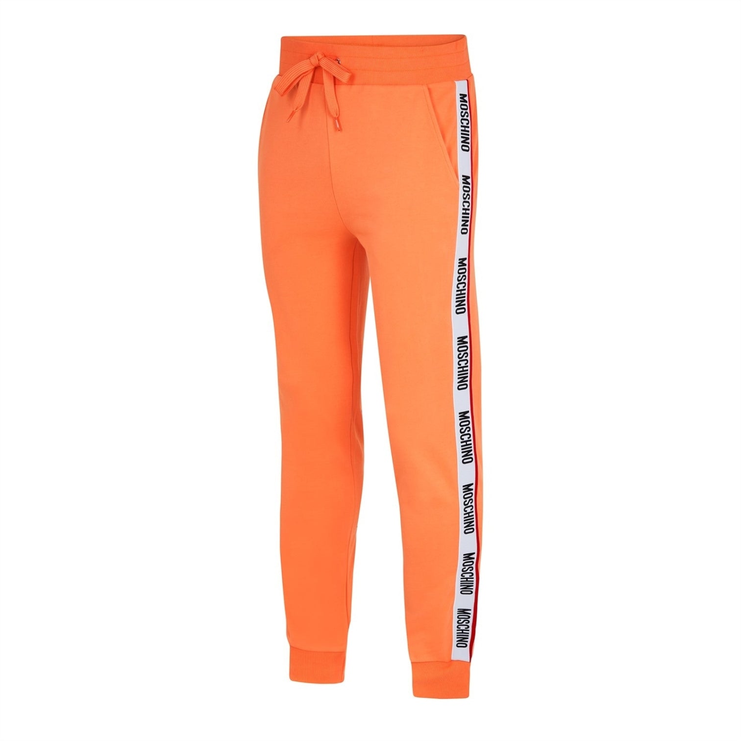 LUXURY HUB MOSCHINO LOGO TAPE JOGGING BOTTOMS