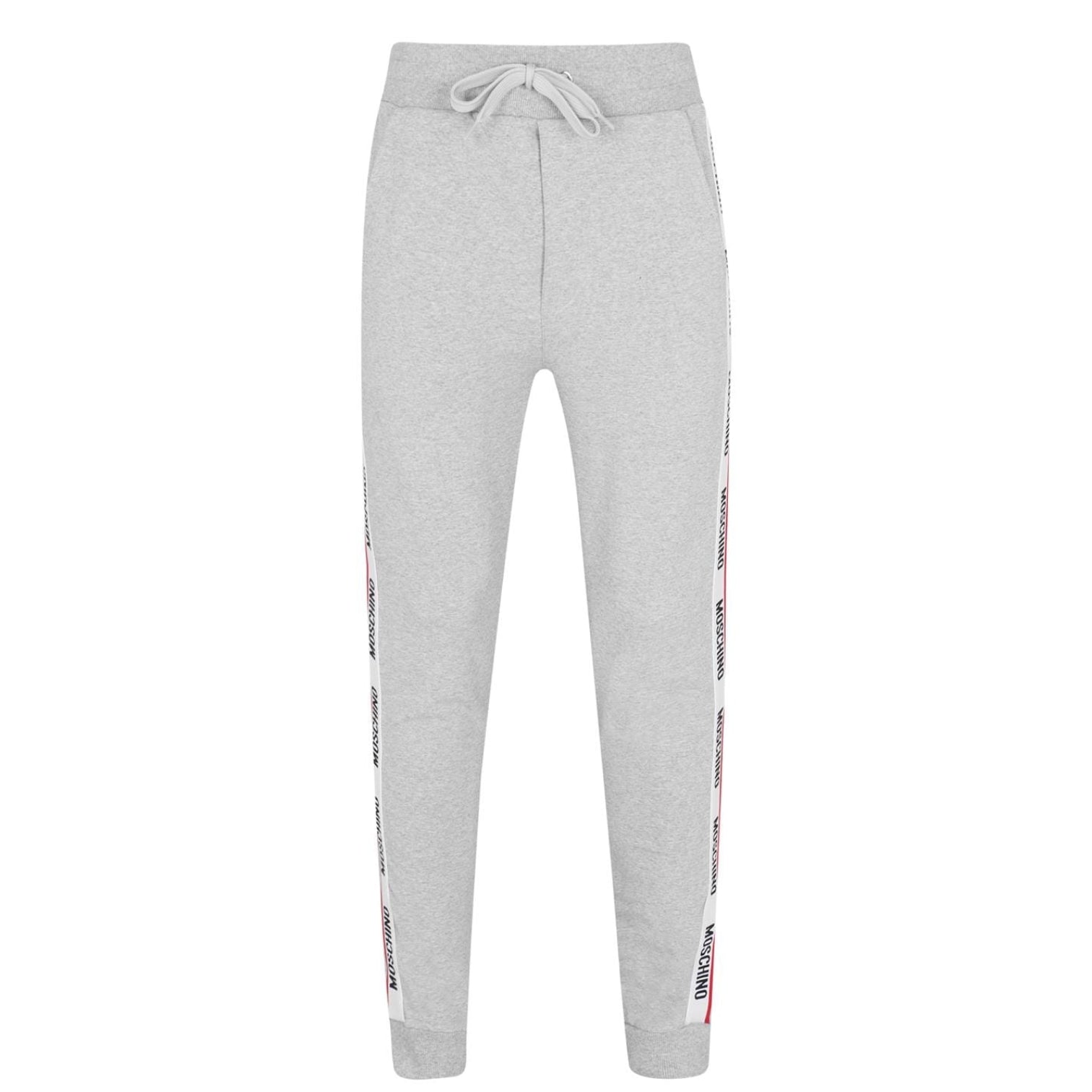 LUXURY HUB MOSCHINO LOGO TAPE JOGGING BOTTOMS