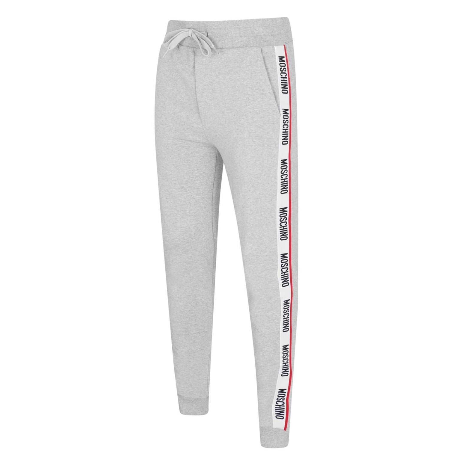 LUXURY HUB MOSCHINO LOGO TAPE JOGGING BOTTOMS