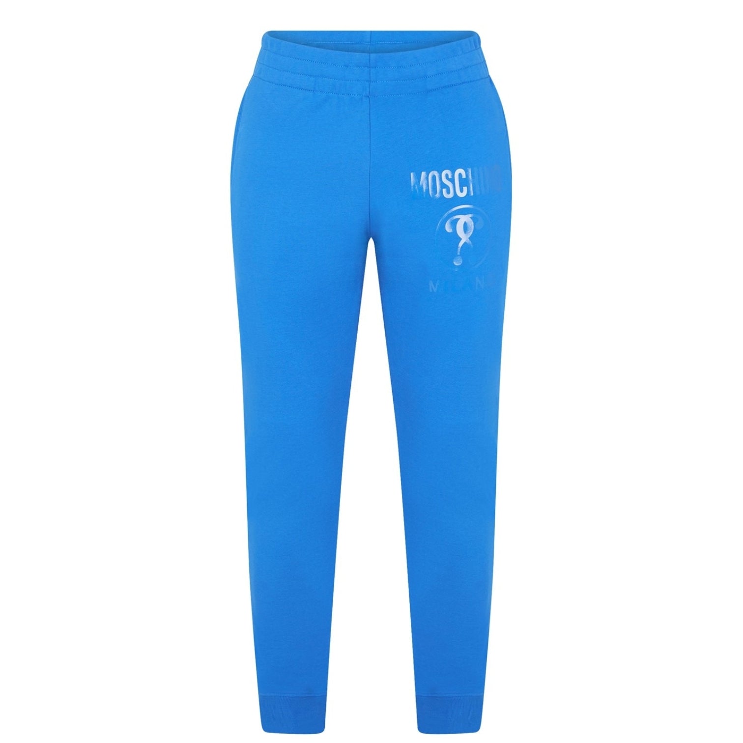 LUXURY HUB MOSCHINO QUESTION MARK LOGO JOGGING BOTTOMS