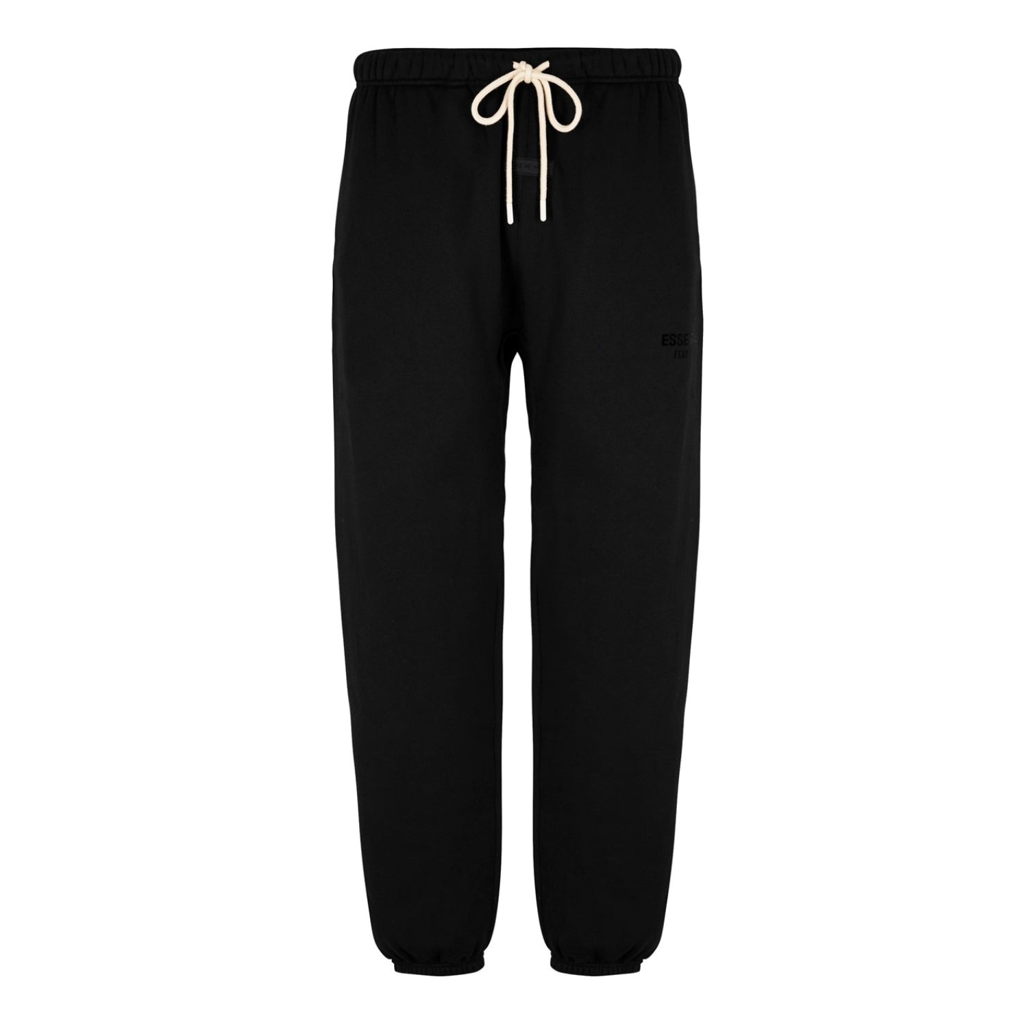 LUXURY HUB FEAR OF GOD ESSENTIALS TAPERED LOGO-APPLIQUÉD COTTON-BLEND JERSEY SWEATPANTS