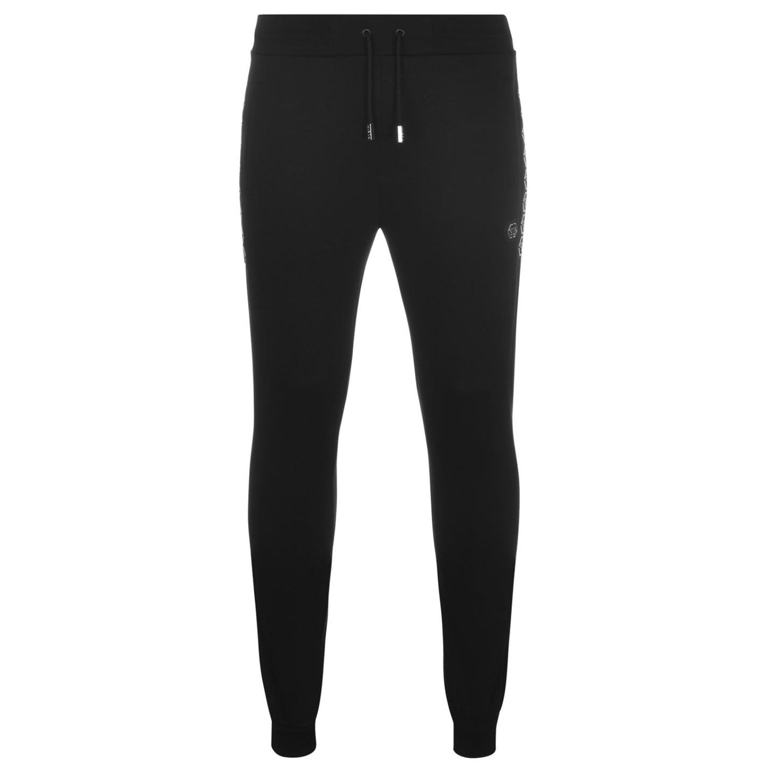 LUXURY HUB  PHILIPP PLEIN TAPE LOGO JOGGERS