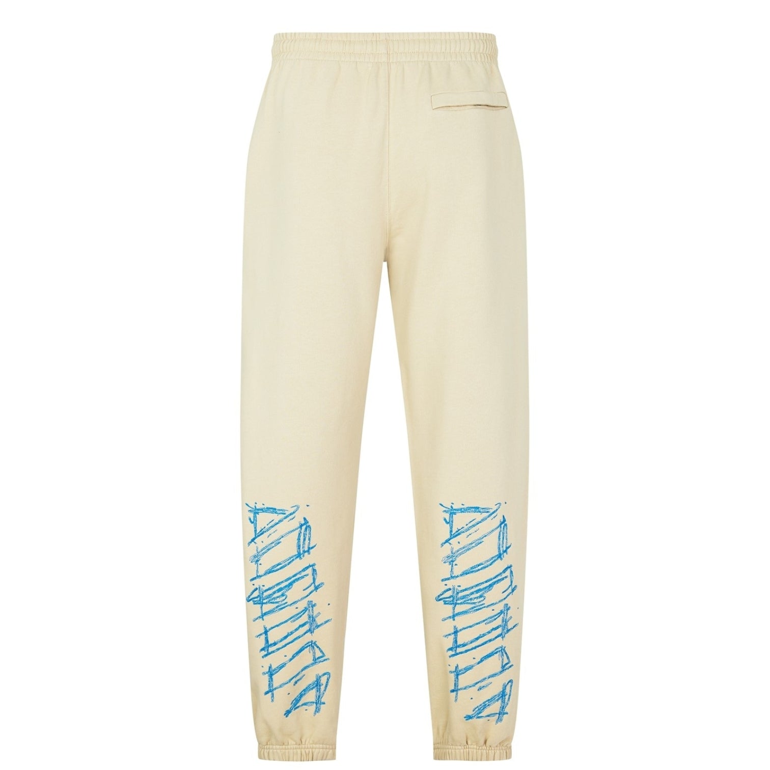 LUXURY HUB OFF WHITE SCRIBBLE SWEAT PANTS