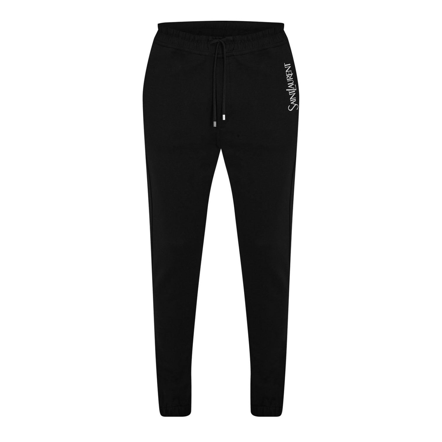 LUXURY HUB SAINT LAURENT LOGO FLEECE JOGGERS