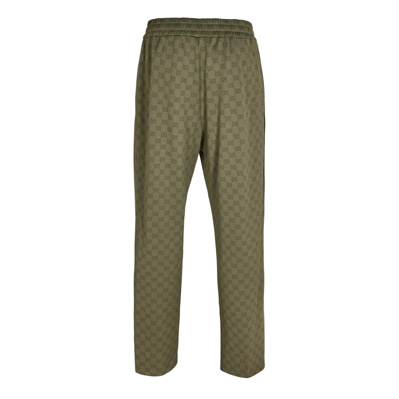 LUXURY HUB GUCCI MEN'S OPEN HEM WOVEN RELAXED FIT TRACKSUIT JOGGERS