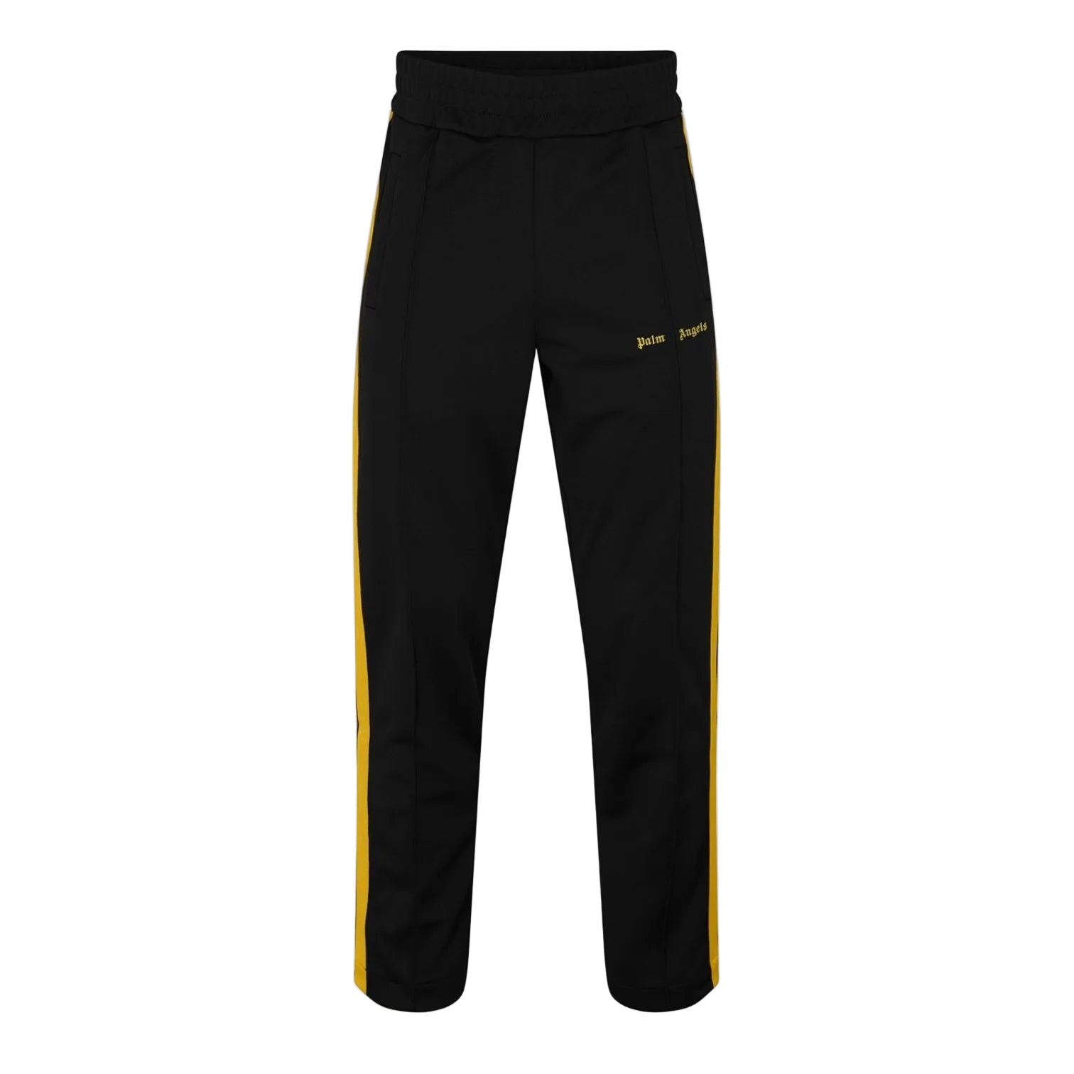 LUXURY HUB PALM ANGELS MEN'S CLASSIC OPEN BOTTOM WOVEN JOGGERS