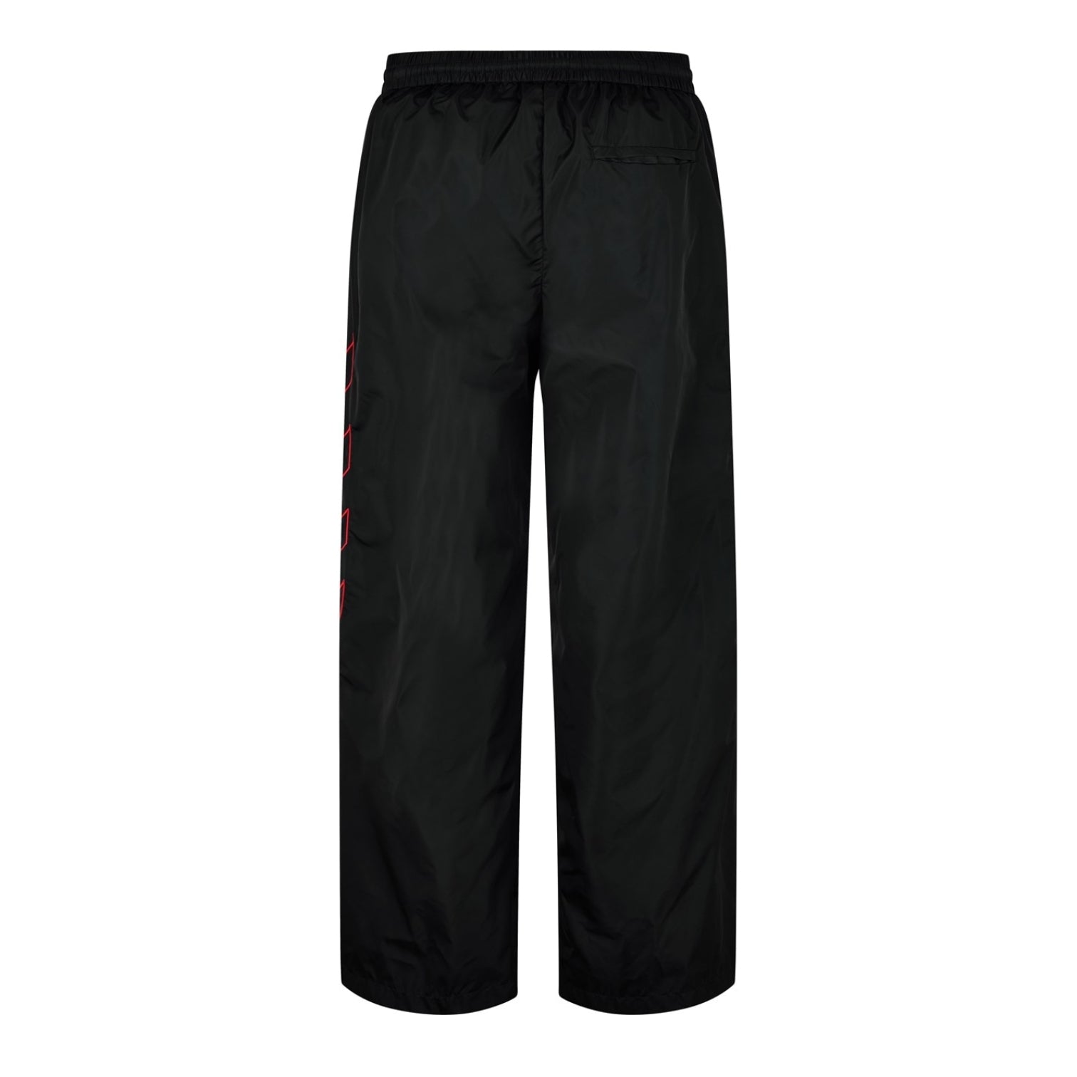 LUXURY HUB OFF WHITE OFF DIAG NYL TRACKPANT