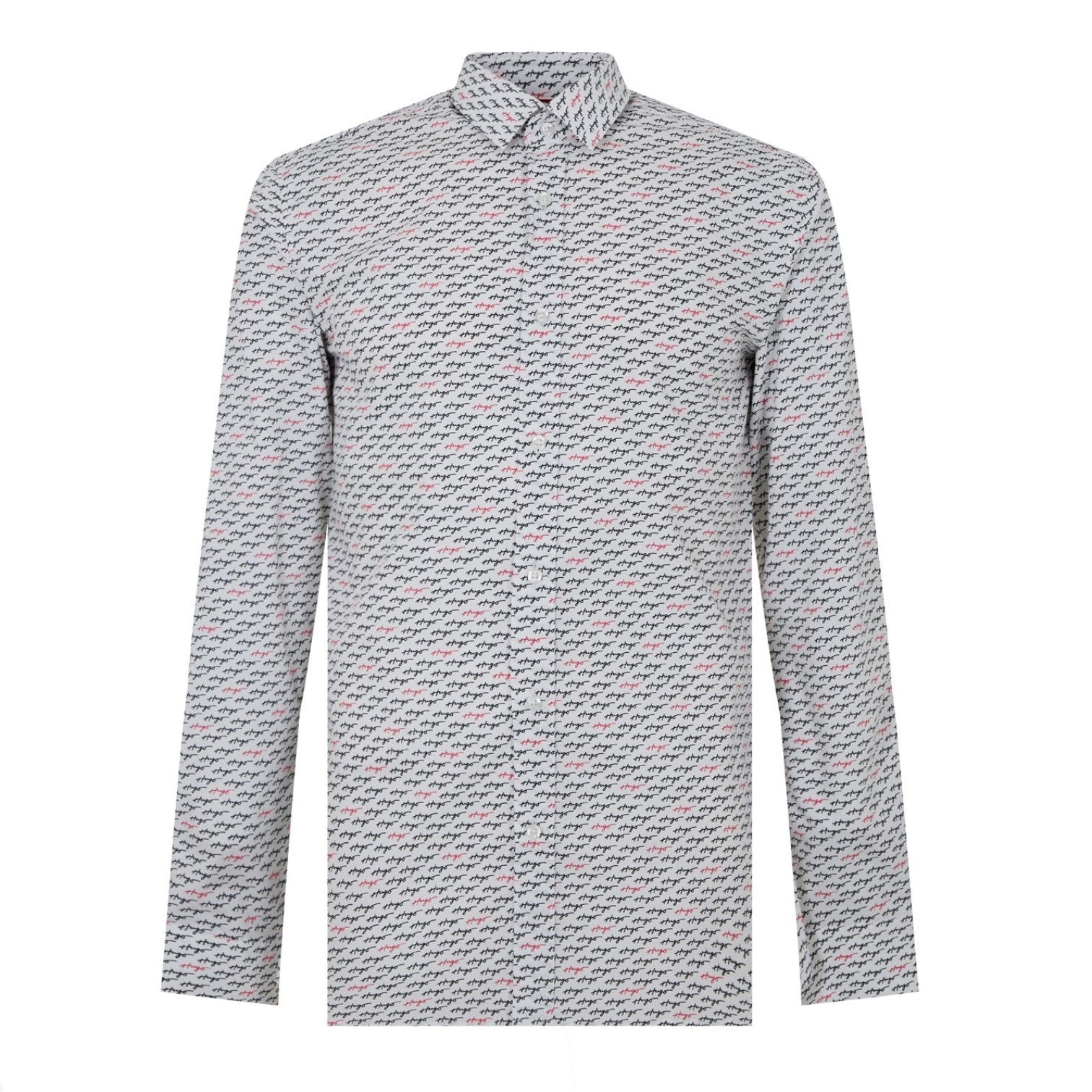 LUXURY HUB HUGO LOGO PRINT SHIRT