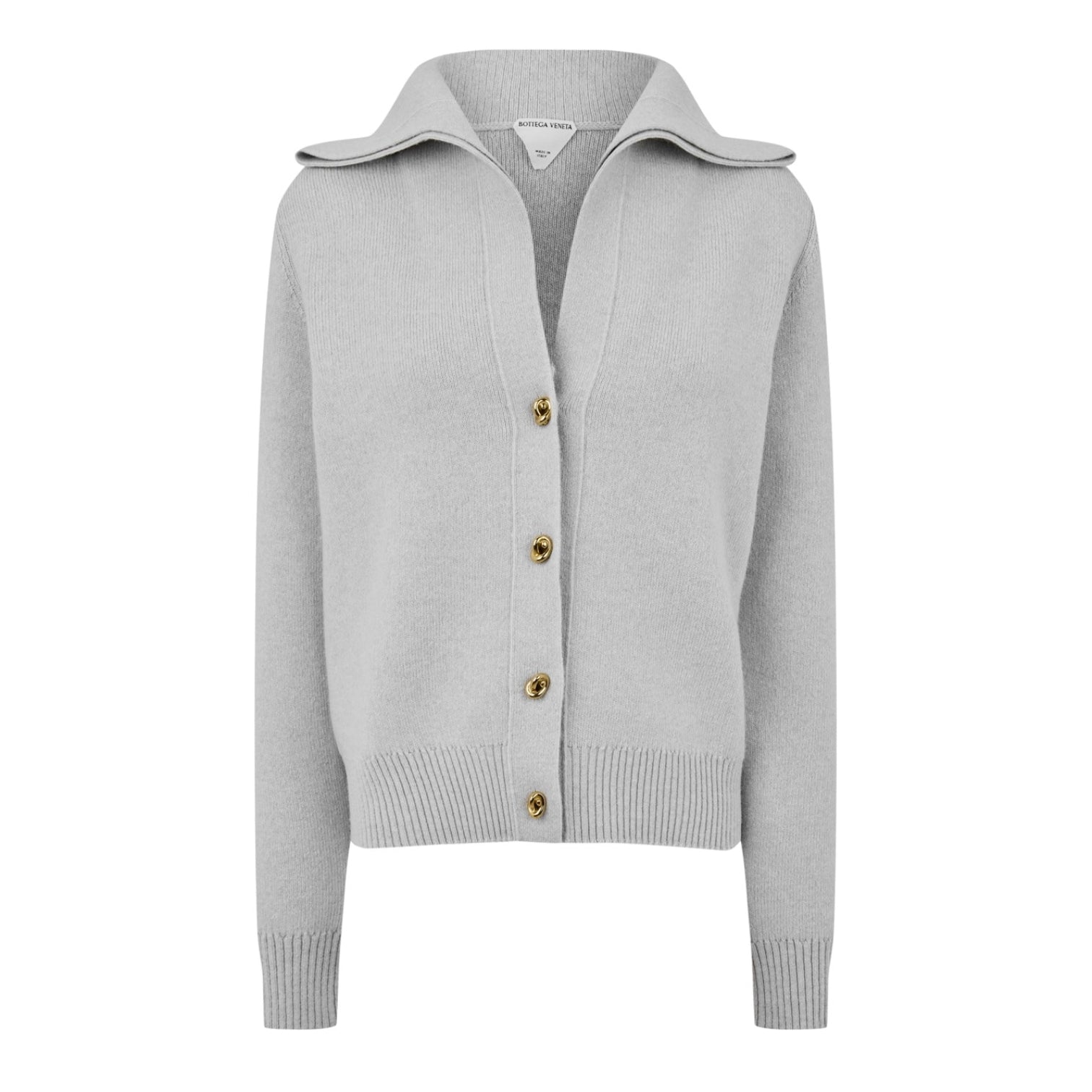 LUXURY HUB BOTTEGA VENETA COMPACT WOOL CARDIGAN