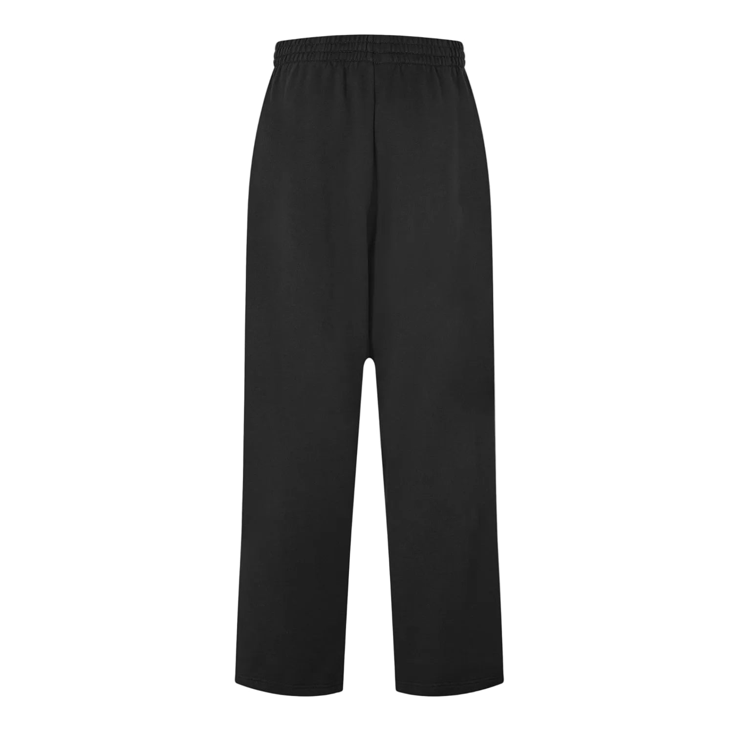 LUXURY HUB BALENCIAGA MEN'S WIDE LEG JERSEY OPEN HEM JOGGERS
