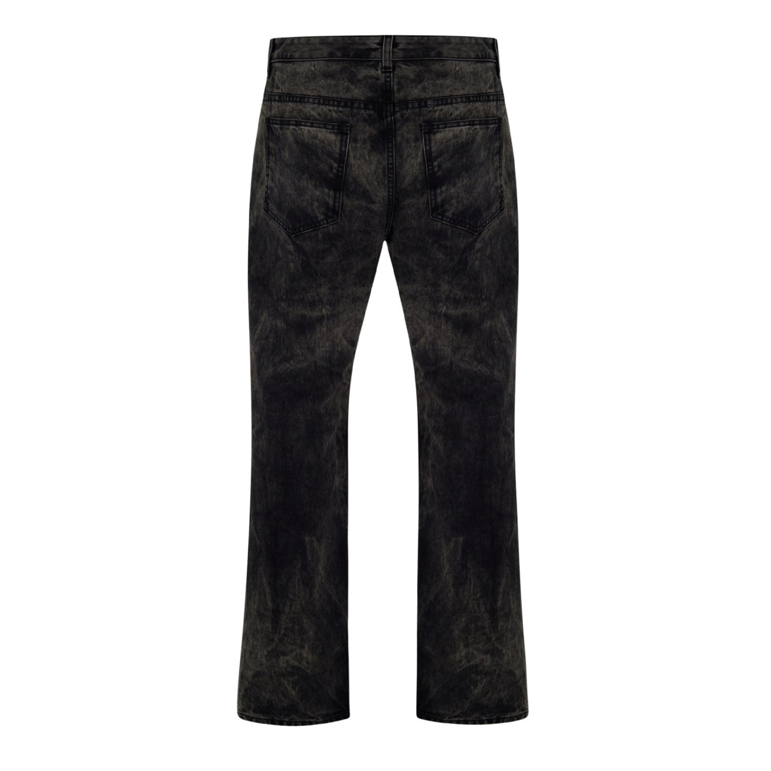 LUXURY HUB GIVENCHY MARBLED BLACK DENIM JEANS