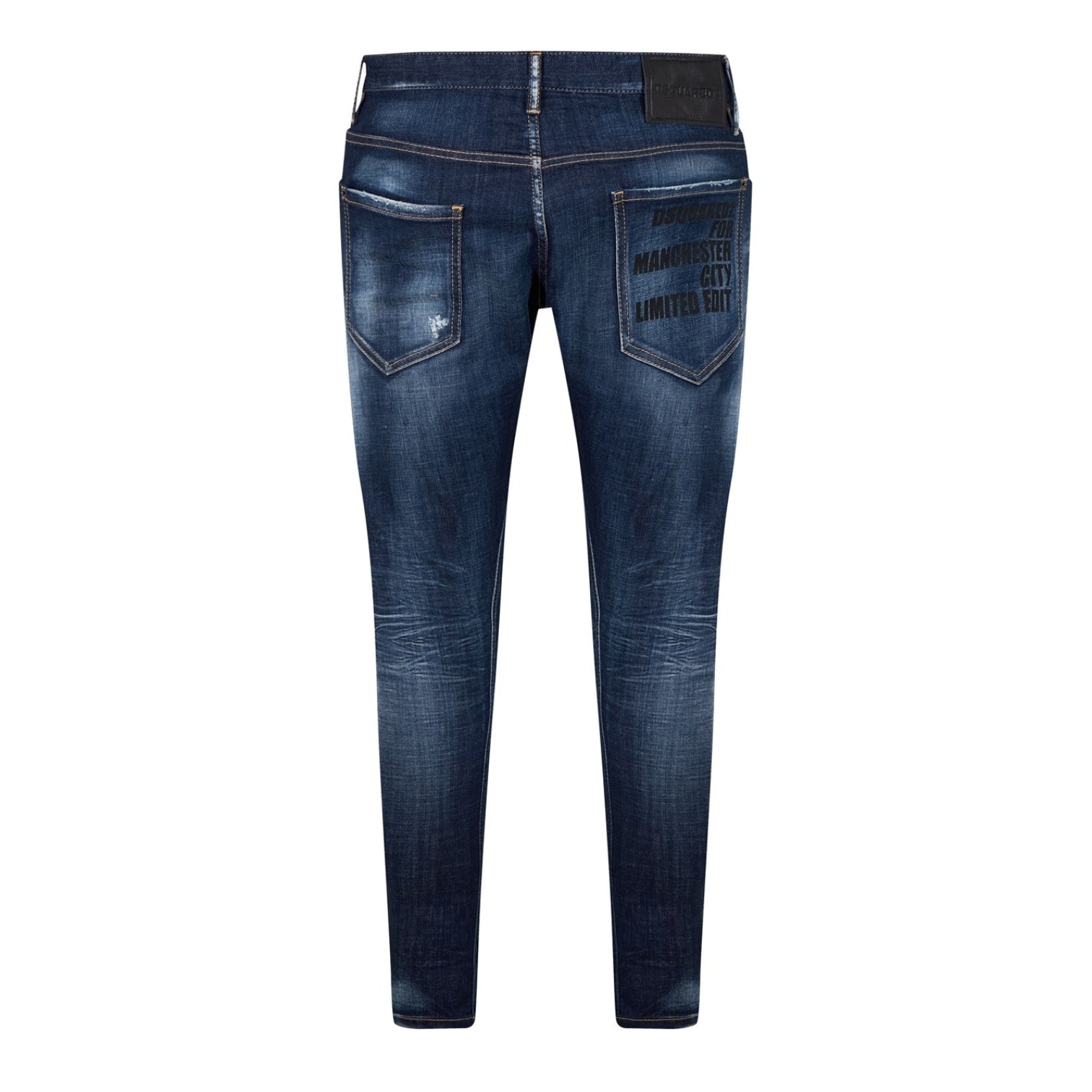 LUXURY HUB DSQUARED2 X MANCHESTER CITY DARK SKY WASH CLASSIC KENNY JEANS