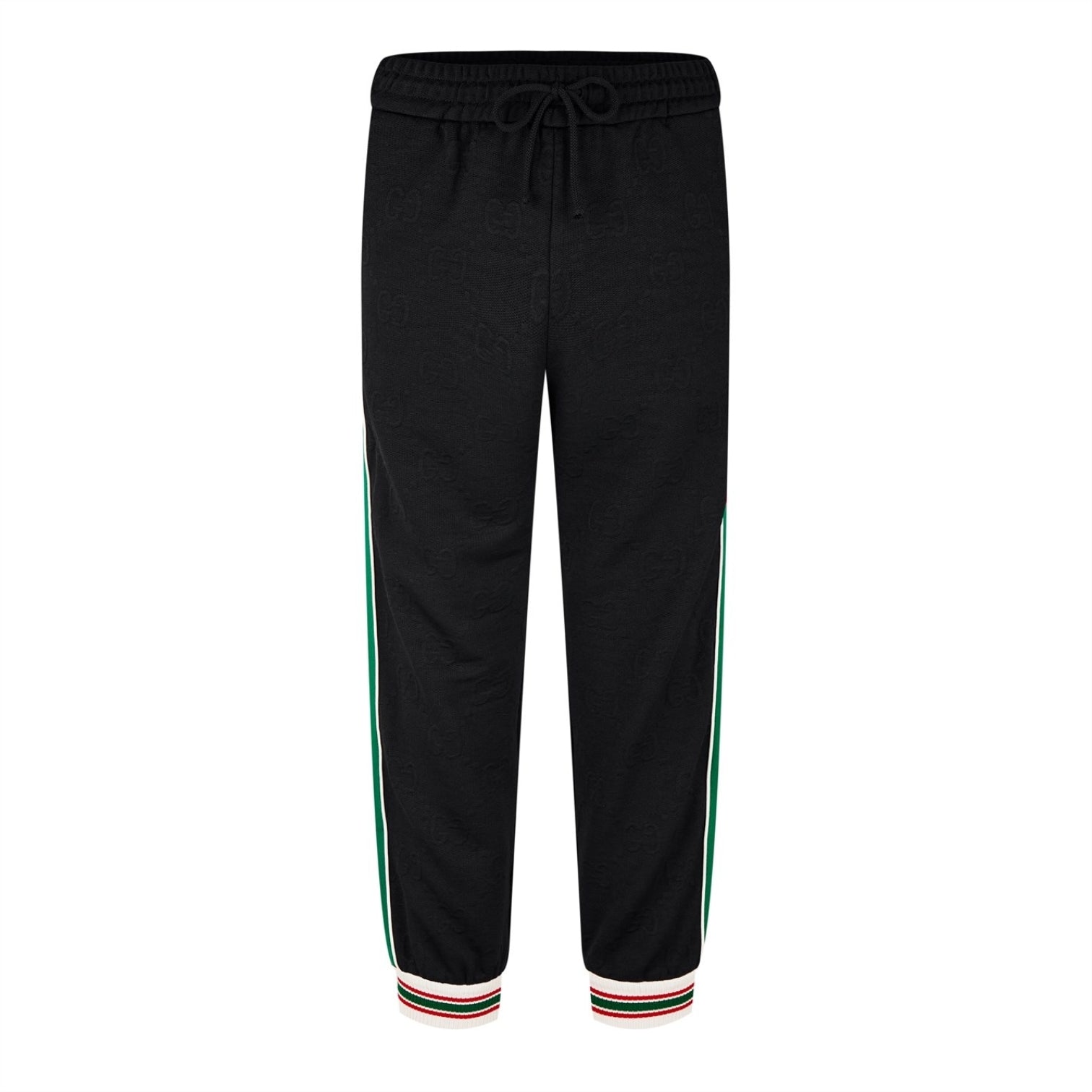 LUXURY HUB GUCCI GG JACQUARD JERSEY JOGGING TROUSERS