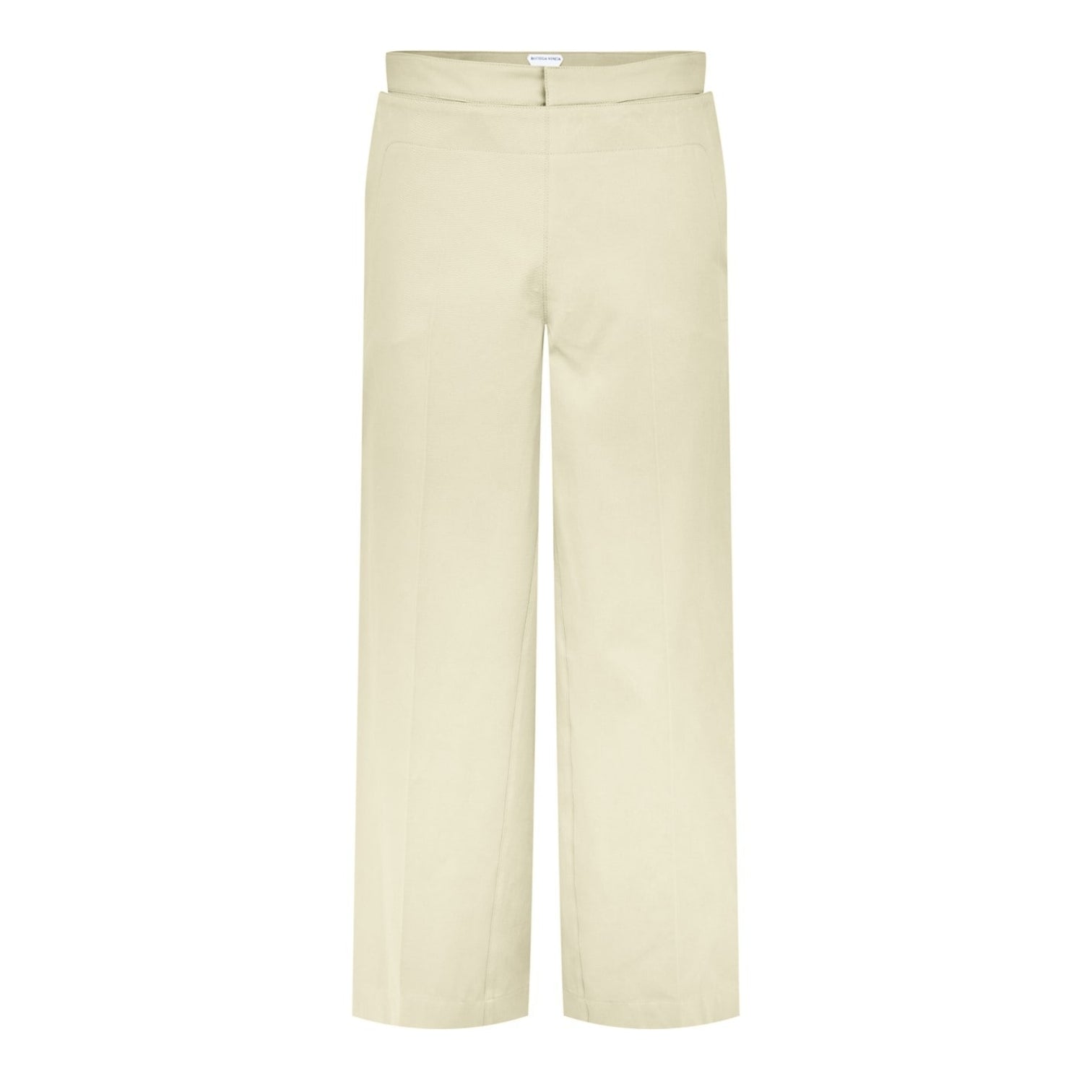 LUXURY HUB BOTTEGA VENETA COTTON TWILL TROUSERS
