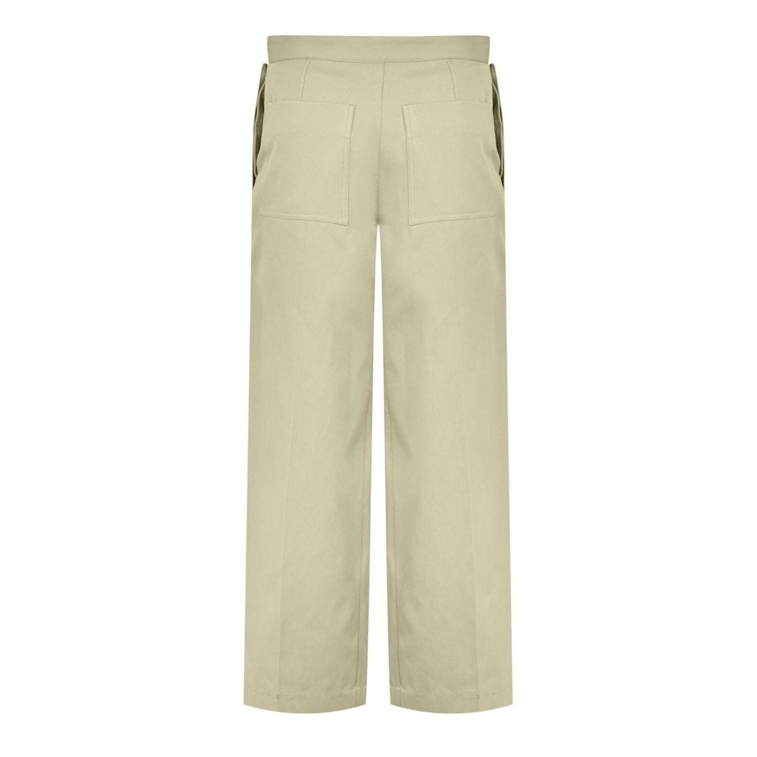 LUXURY HUB BOTTEGA VENETA COTTON TWILL TROUSERS