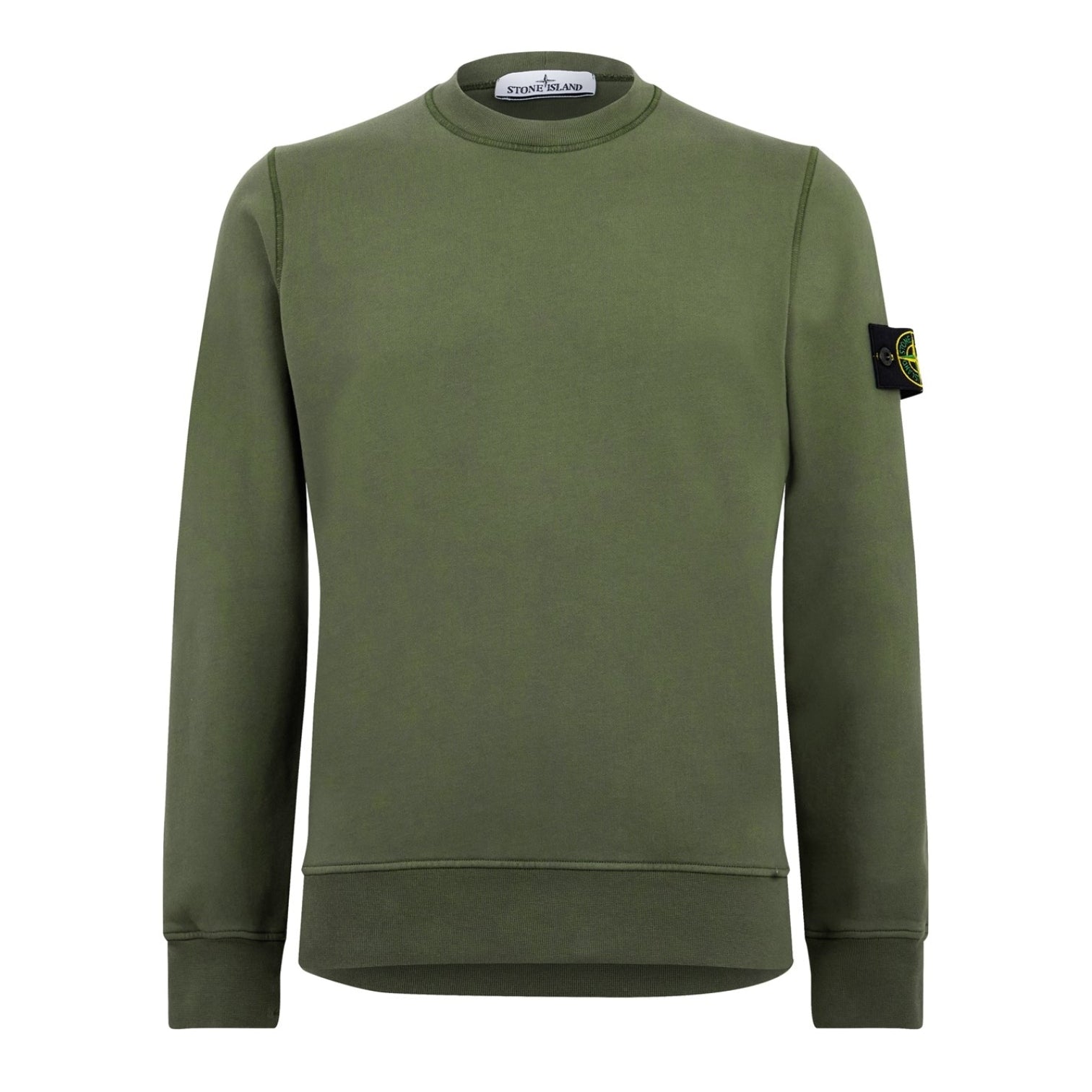 LUXURY HUB STONE ISLAND BADGE SWEATSHIRT