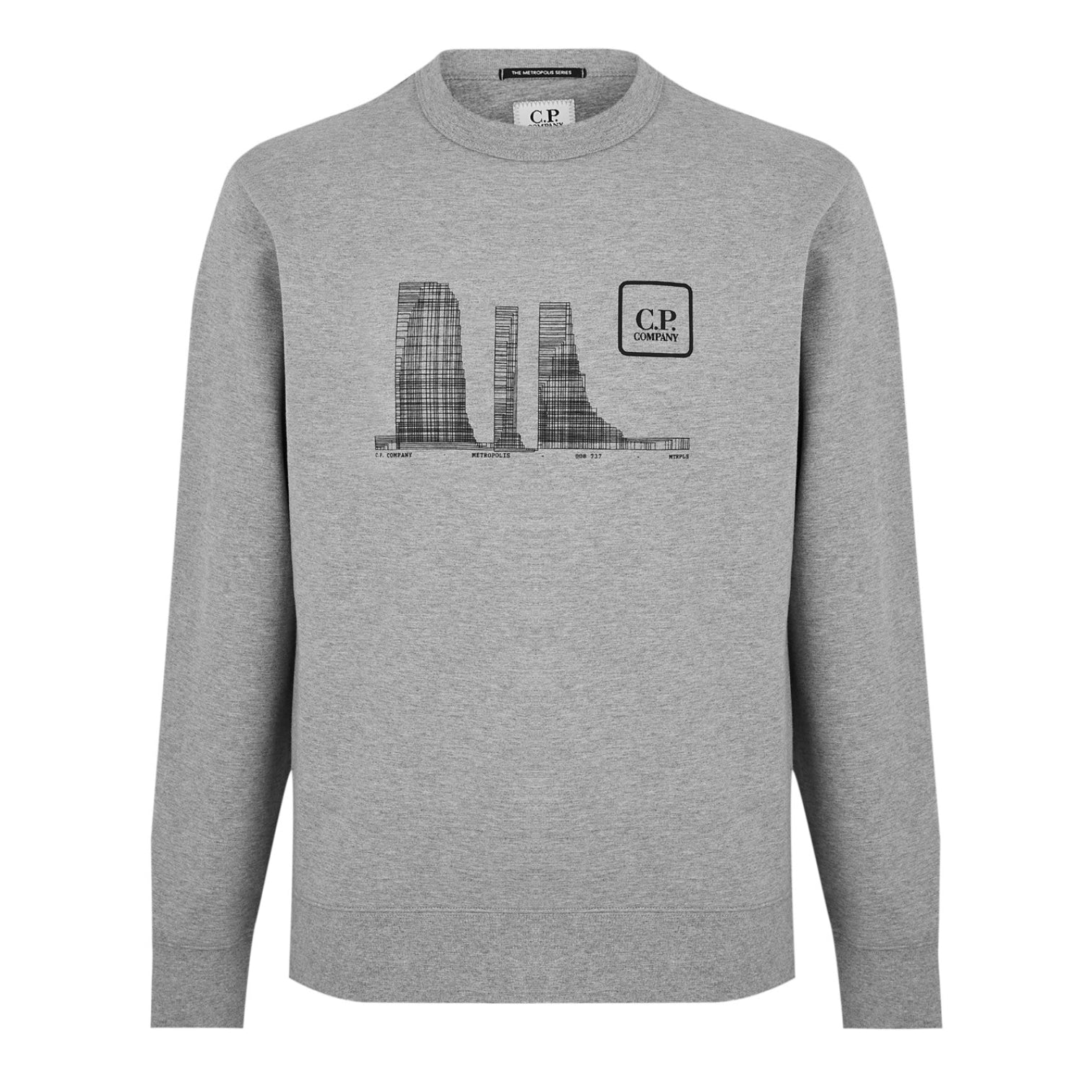 LUXURY HUB CP COMPANY METROPOLIS CREW NECK SWEAT