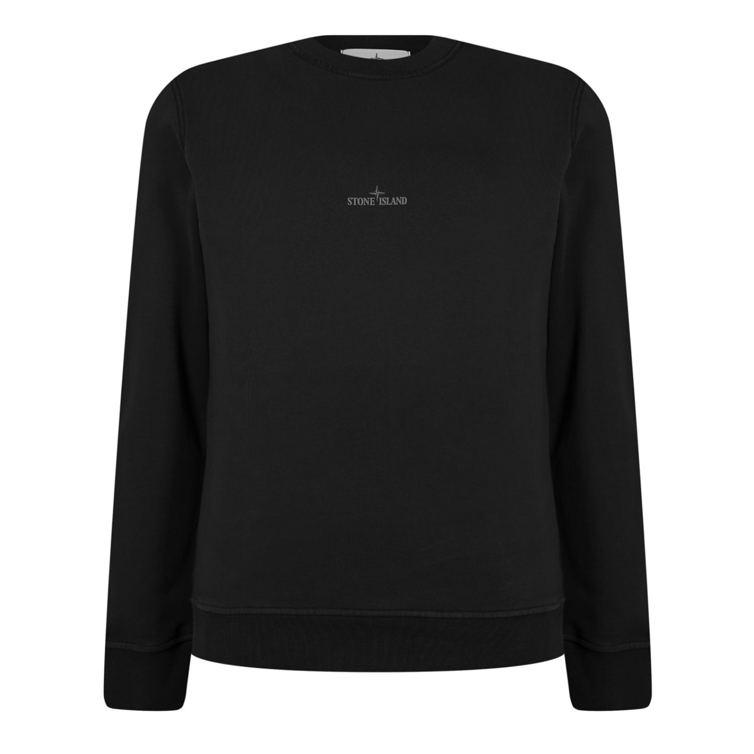 LUXURY HUB STONE ISLAND MEN'S DIAL LOGO SWEATSHIRT