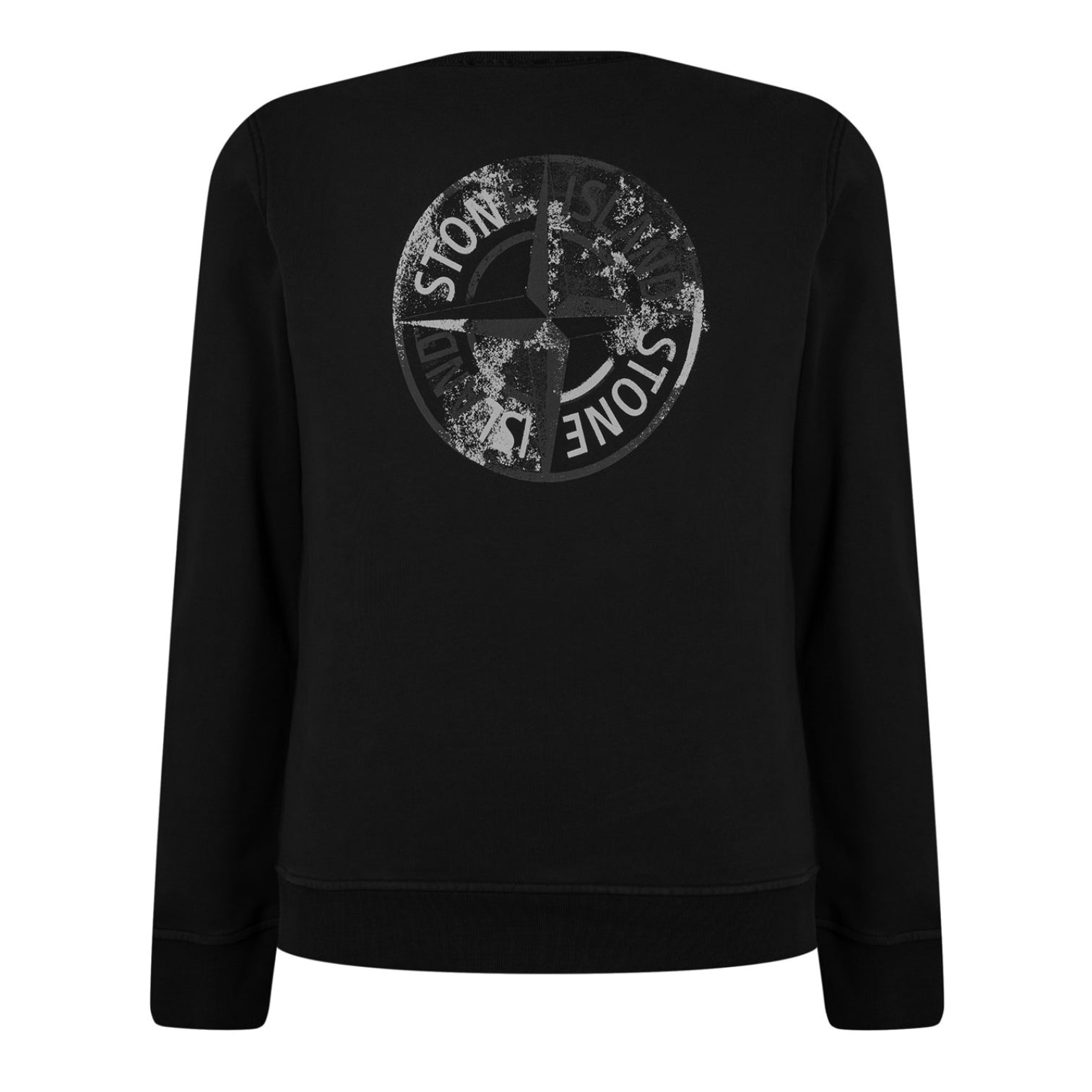 LUXURY HUB STONE ISLAND MEN'S DIAL LOGO SWEATSHIRT