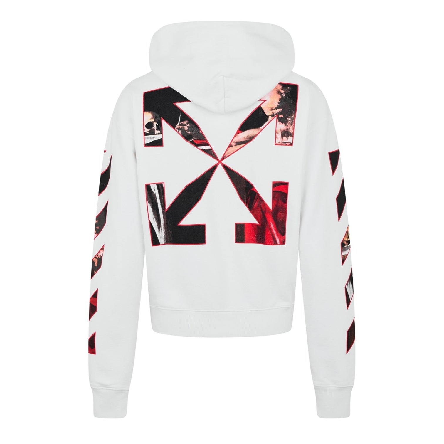 LUXURY HUB OFF WHITE OFF CARAV OV HOODIE