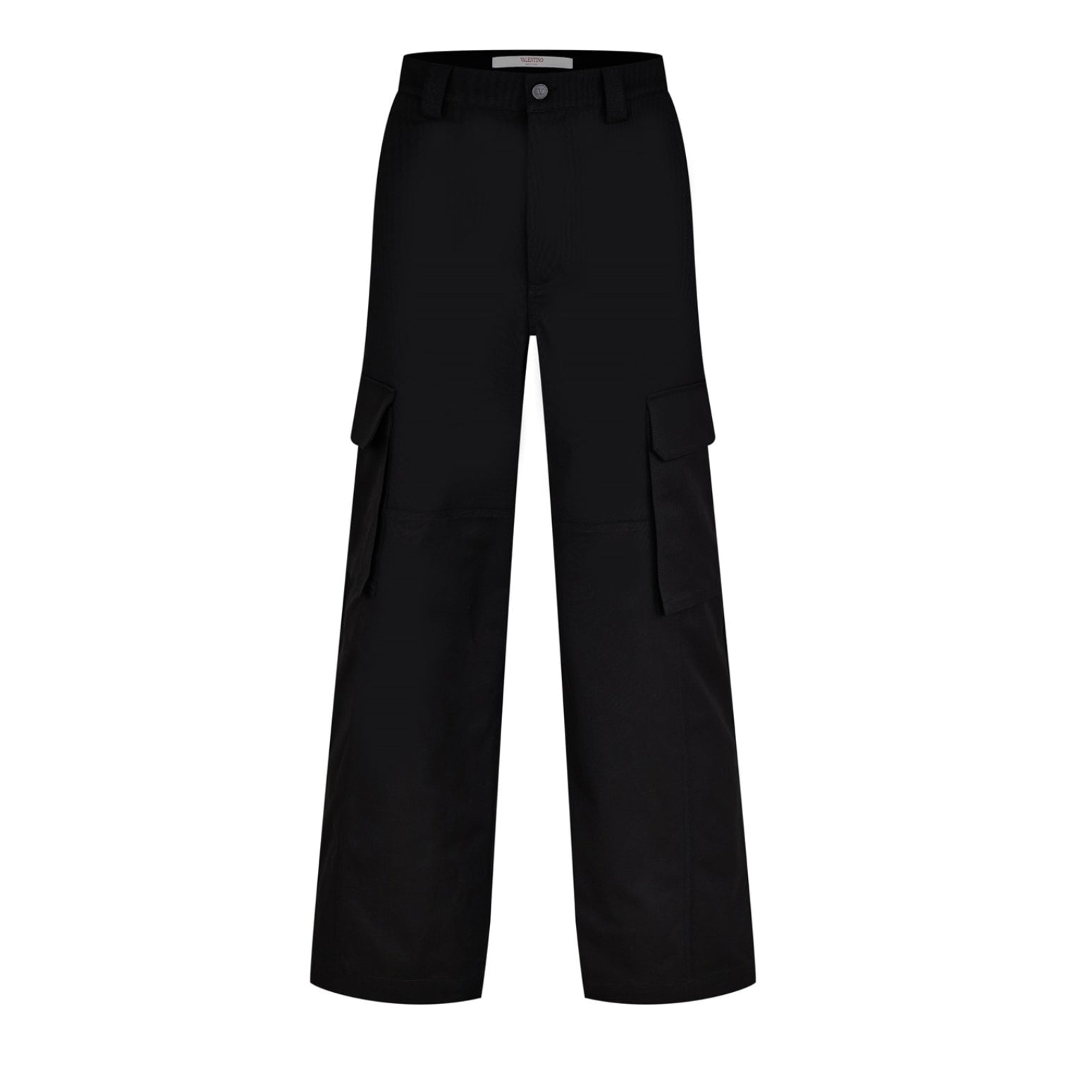 LUXURY HUB VALENTINO CANVAS CARGO TROUSERS