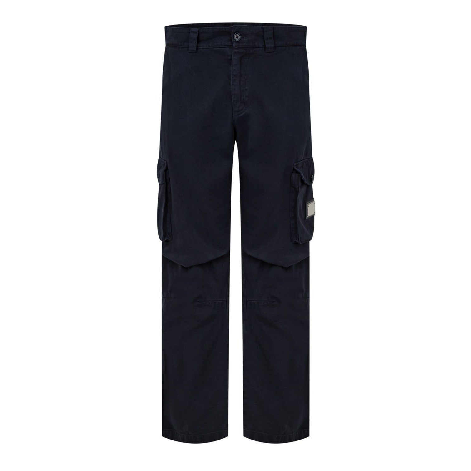 LUXURY HUB DOLCE AND GABBANA COTTON CARGO TROUSERS