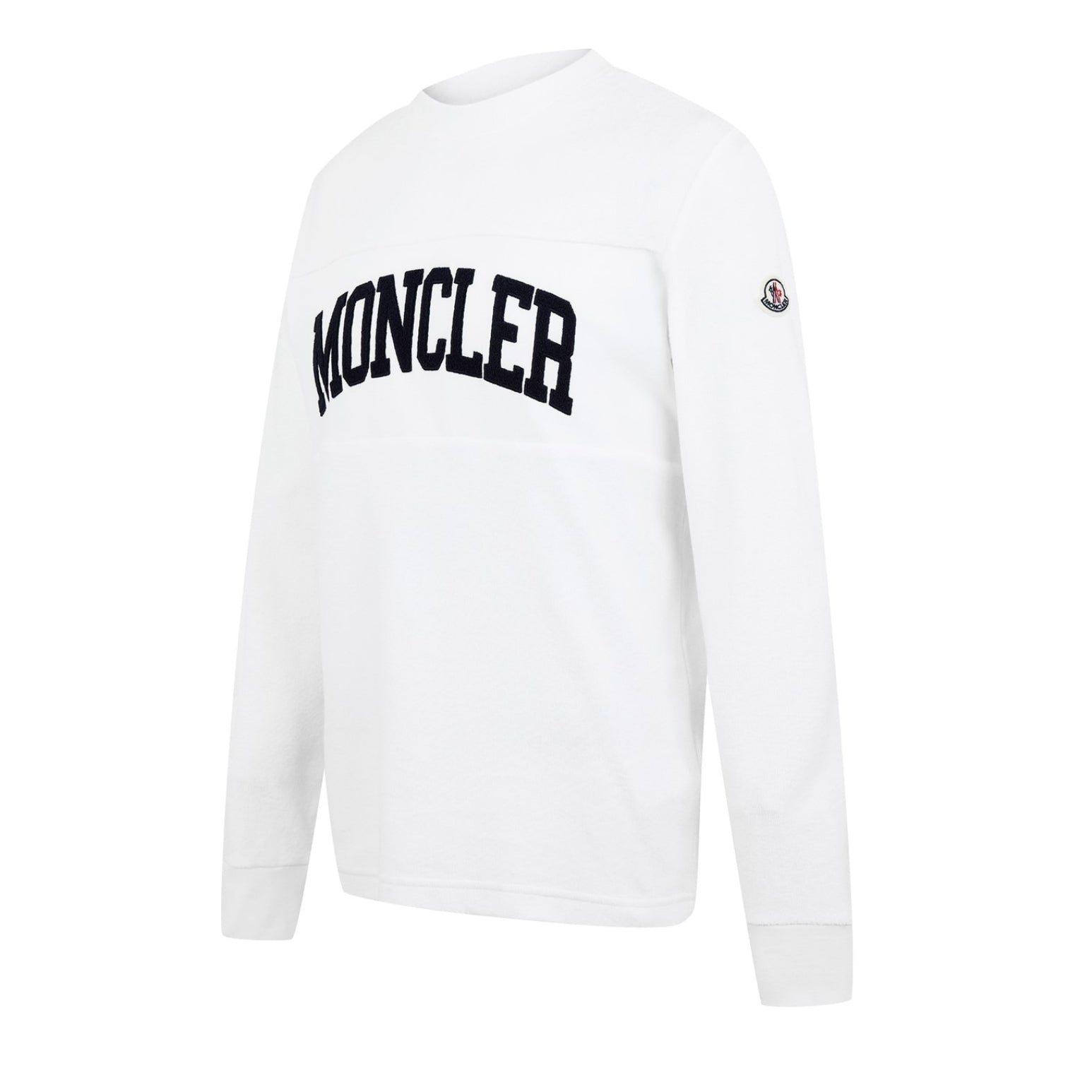 LUXURY HUB MONCLER EMBROIDERED LOGO SWEATSHIRT