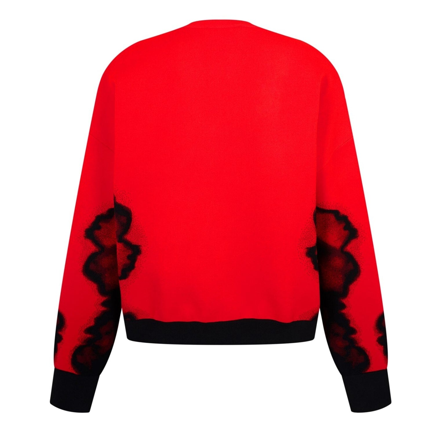 LUXURY HUB ALEXANDER MCQUEEN INK FLOWER SWEATSHIRT