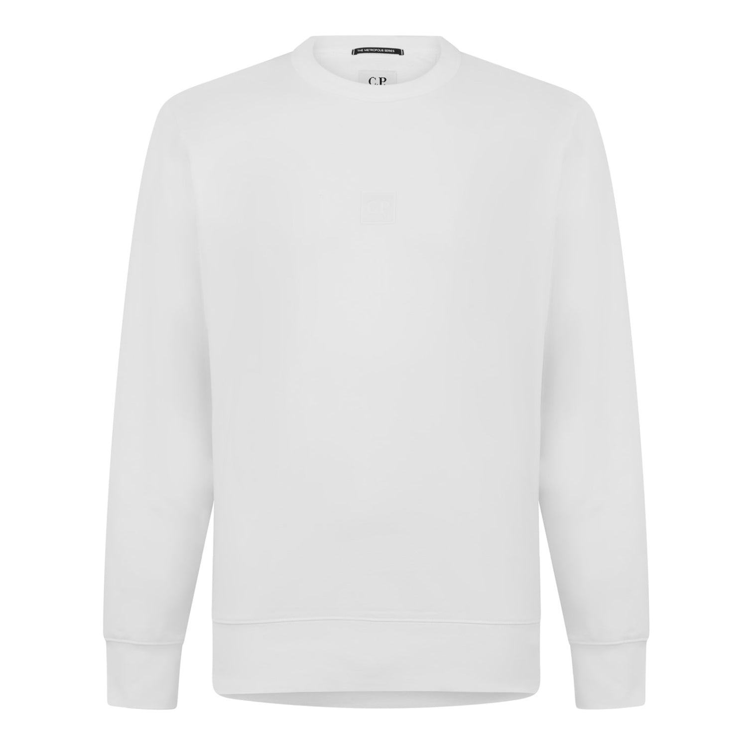 LUXURY HUB CP COMPANY METROPOLIS LOGO SWEATSHIRT