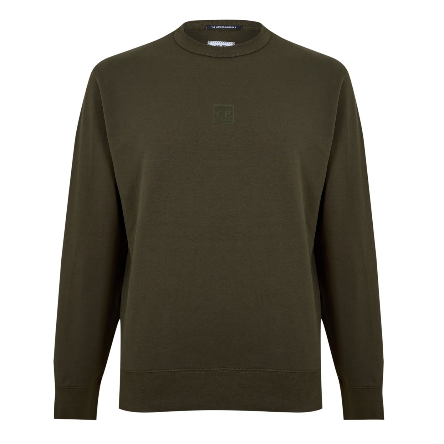 LUXURY HUB CP COMPANY METROPOLIS LOGO SWEATSHIRT