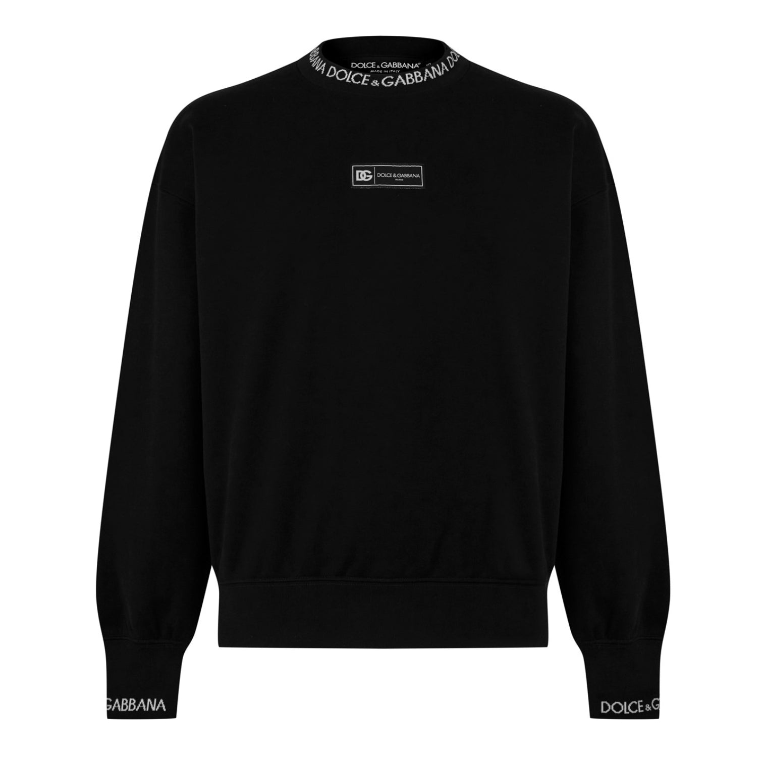 LUXURY HUB DOLCE AND GABBANA JERSEY SWEATSHIRT