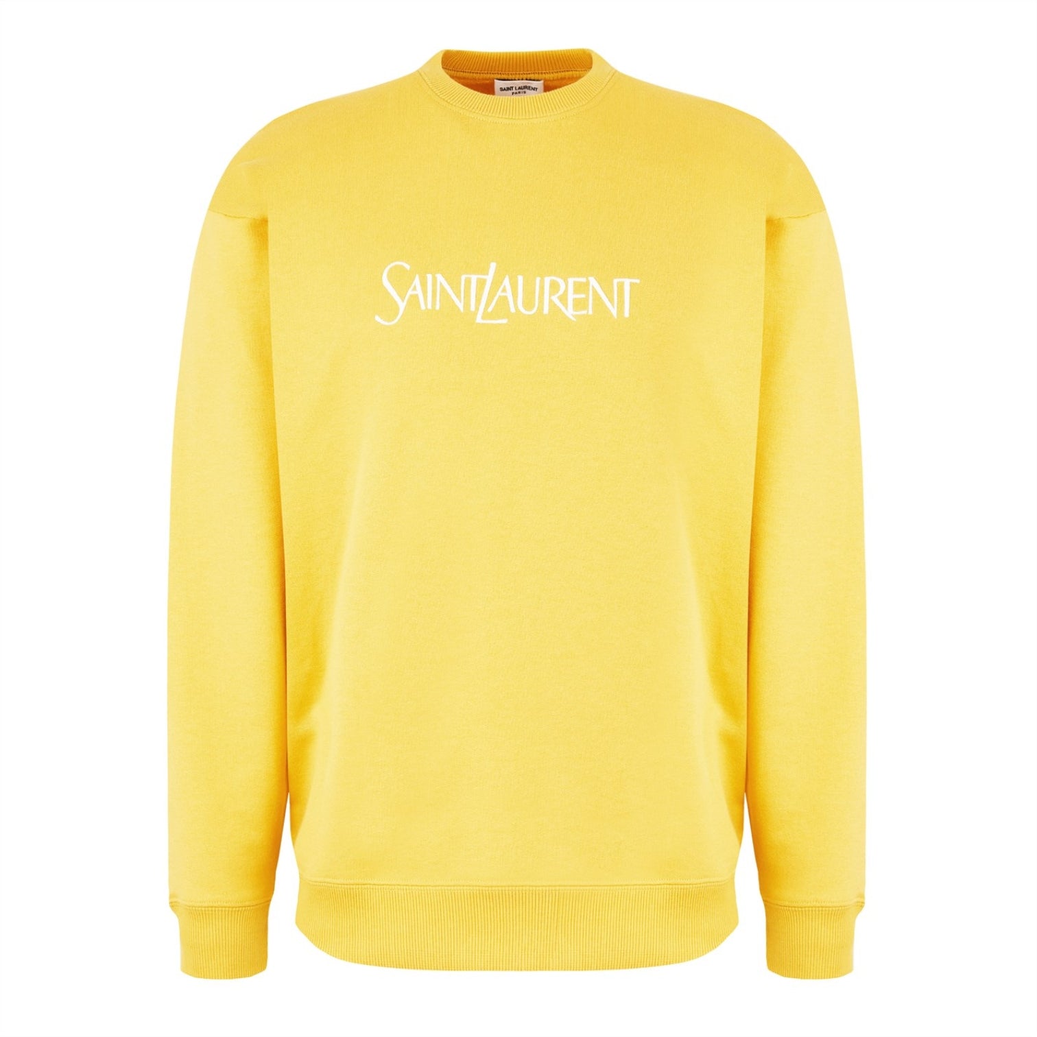 LUXURY HUB SAINT LAURENT SAINT LOGO CREW SN42