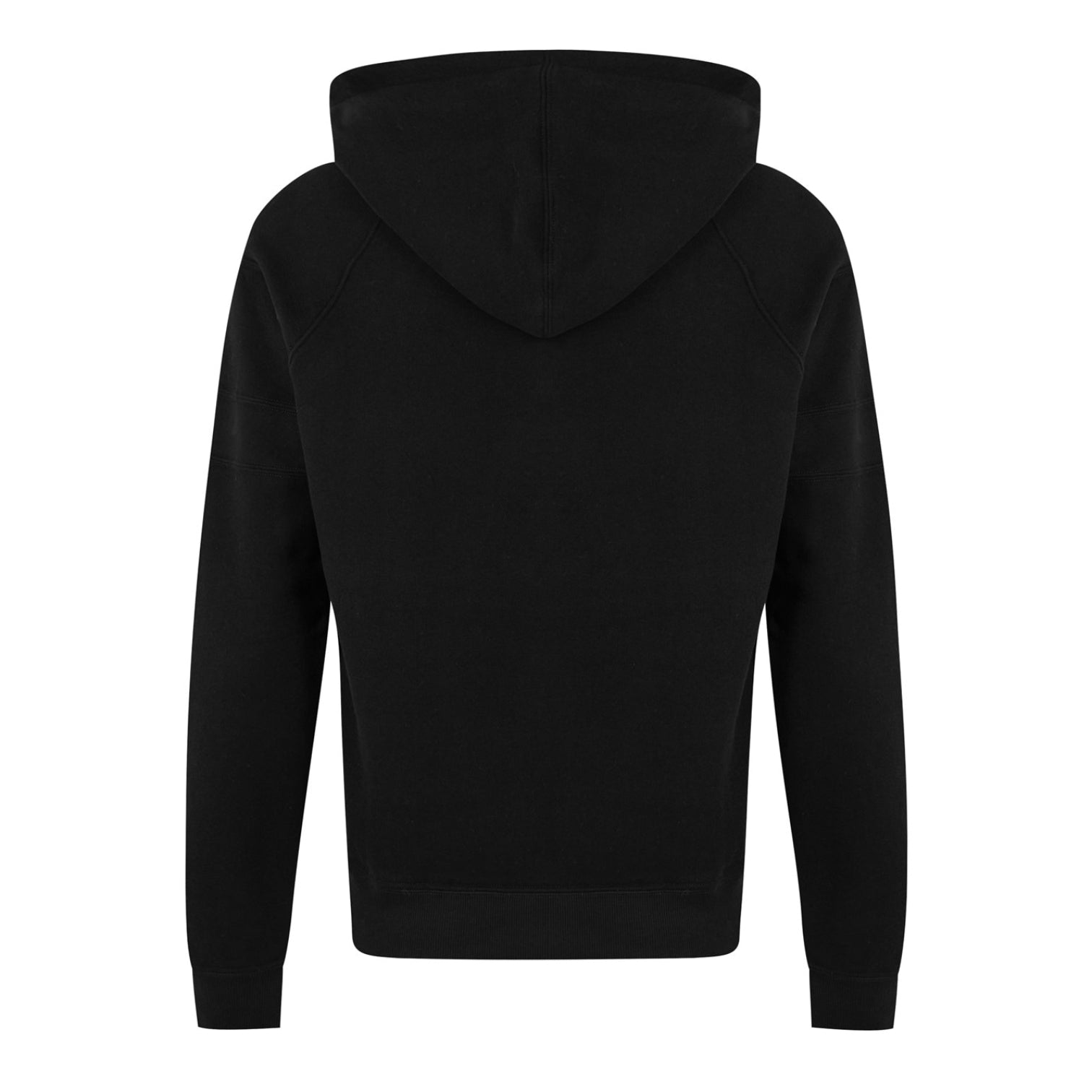 LUXURY HUB SAINT LAURENT CROSSOVER DETAIL JERSEY HOODIE