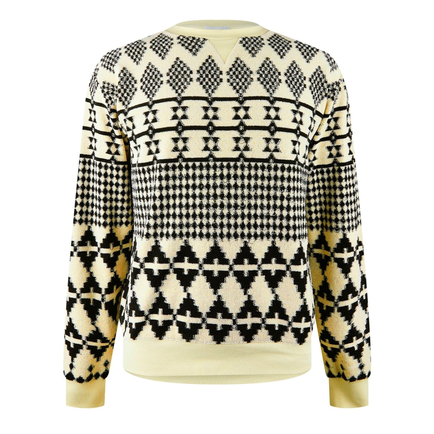 LUXURY HUB SAINT LAURENT JACQUARD JUMPER