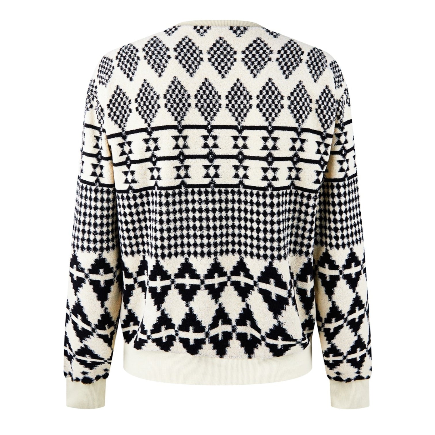 LUXURY HUB SAINT LAURENT JACQUARD JUMPER