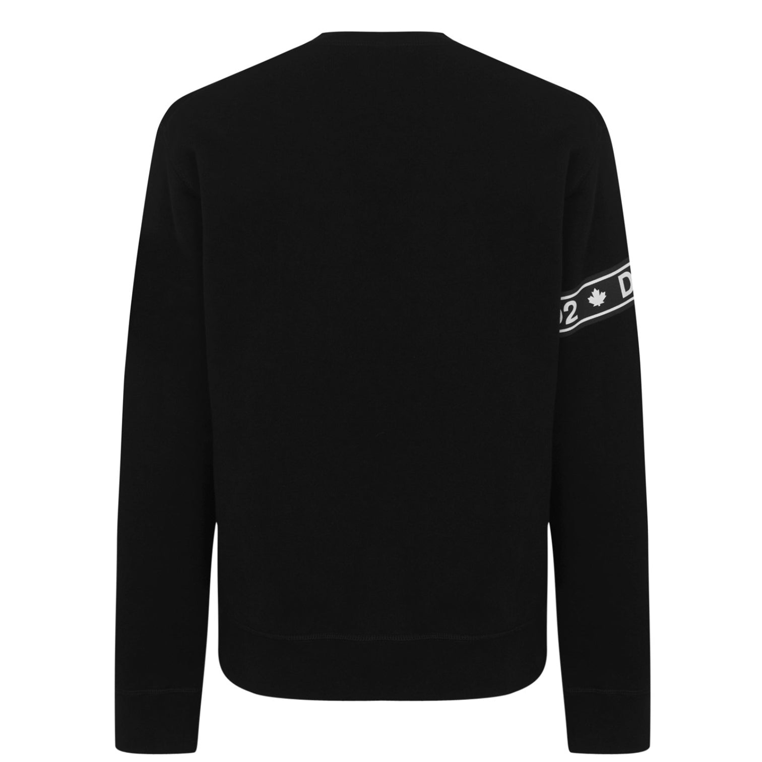 LUXURY HUB DSQUARED2 TAPE CREW SWEATSHIRT